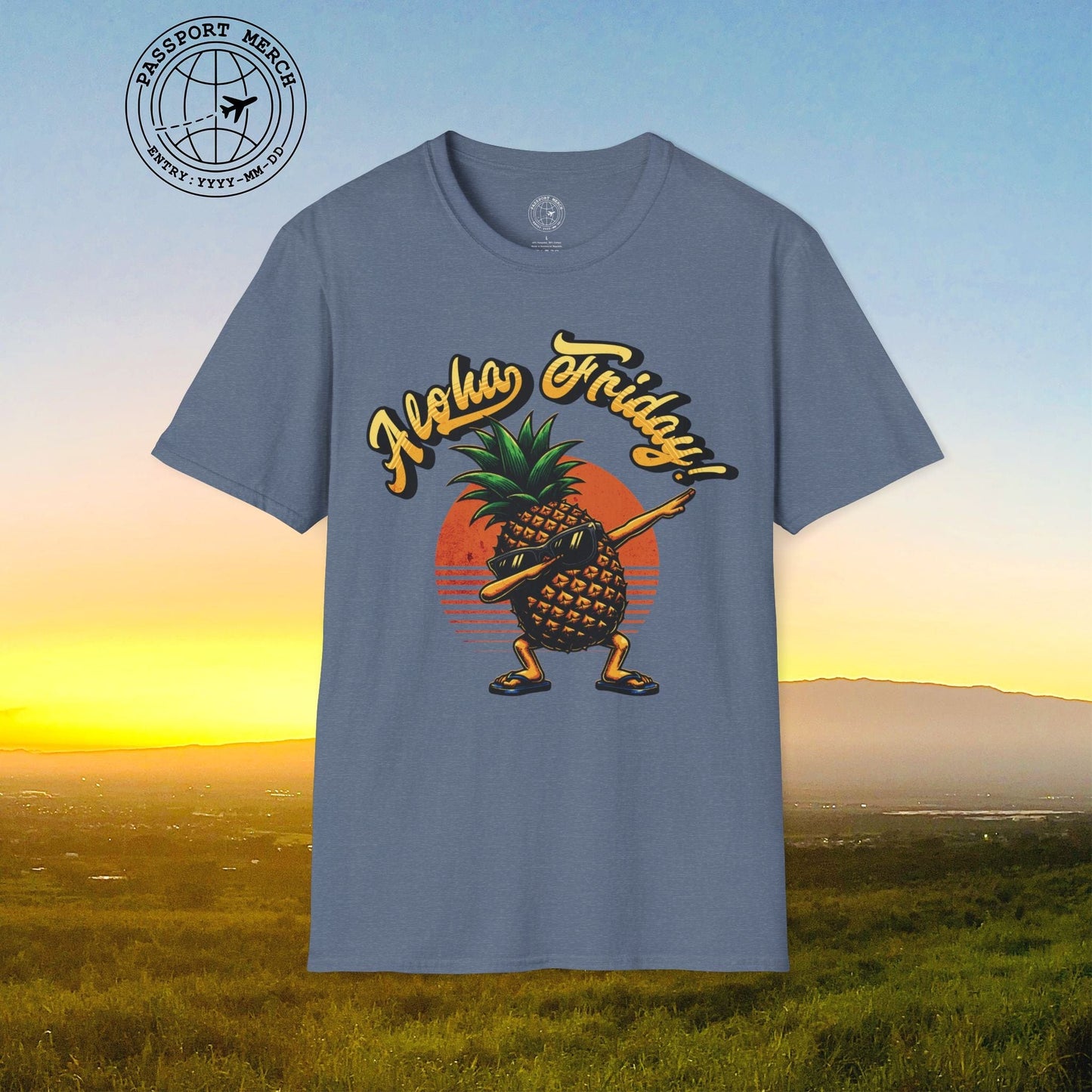 Aloha Friday Dabbing Pineapple Hawaii T-Shirt