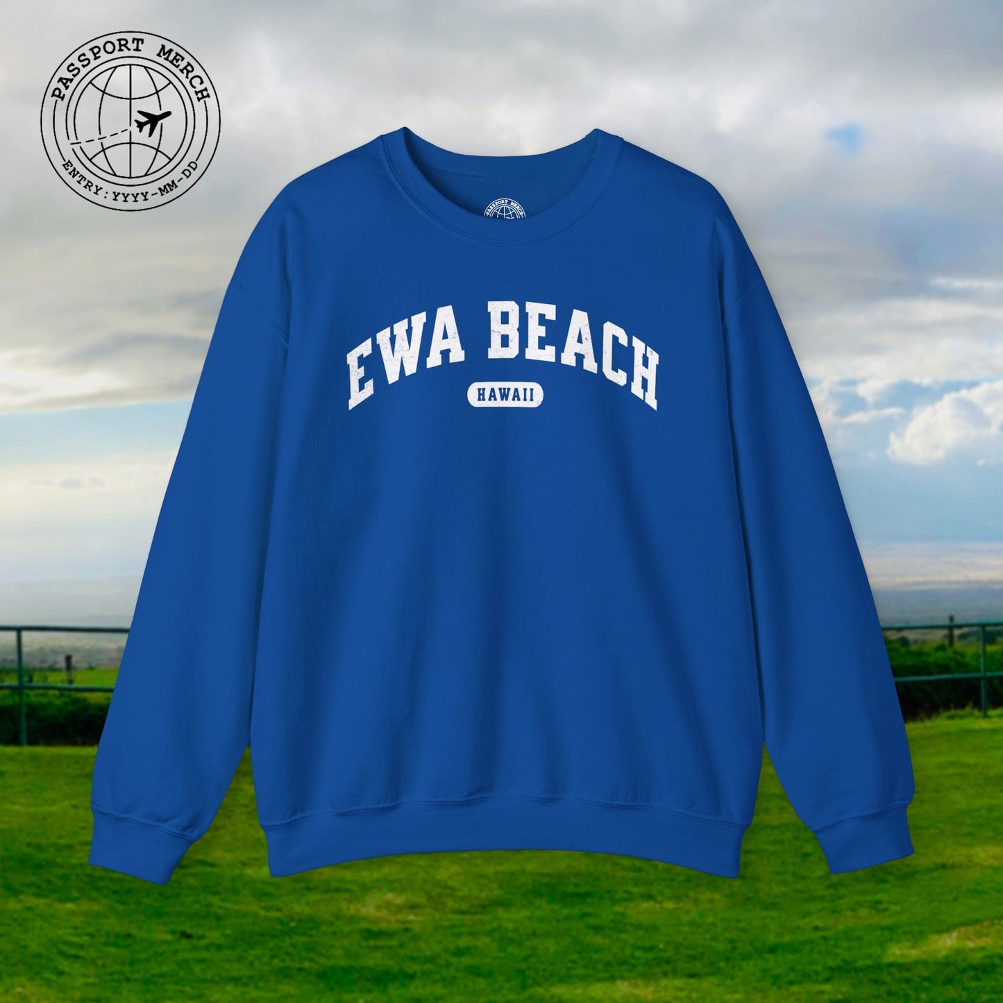 Classic Athletic, Ewa Beach, Hawaii (Fan Service) Crewneck