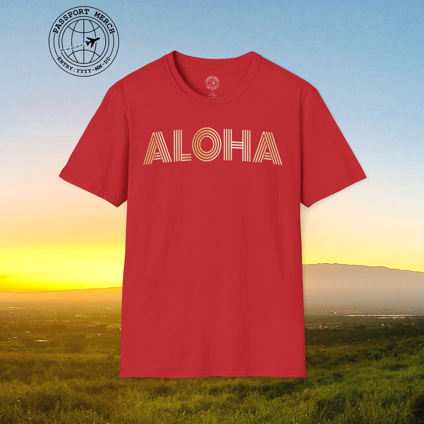 Retro Bling Aloha, Hawaii T-Shirt
