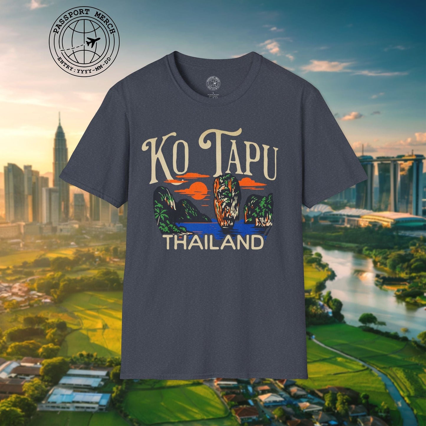 Ko Tapu, Thailand - 80's Vintage T-Shirt