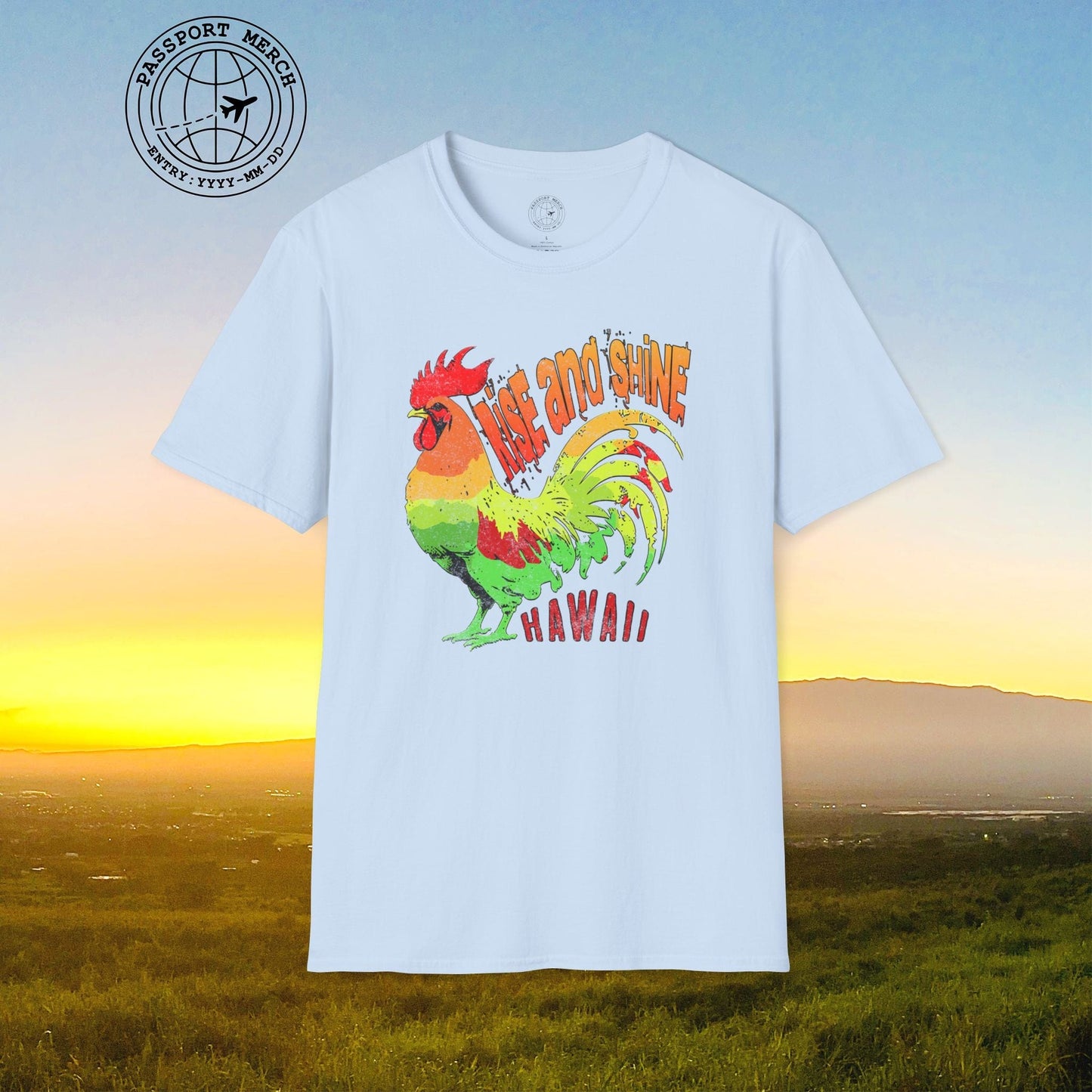 Rise and Shine Rooster, Hawaii T-Shirt