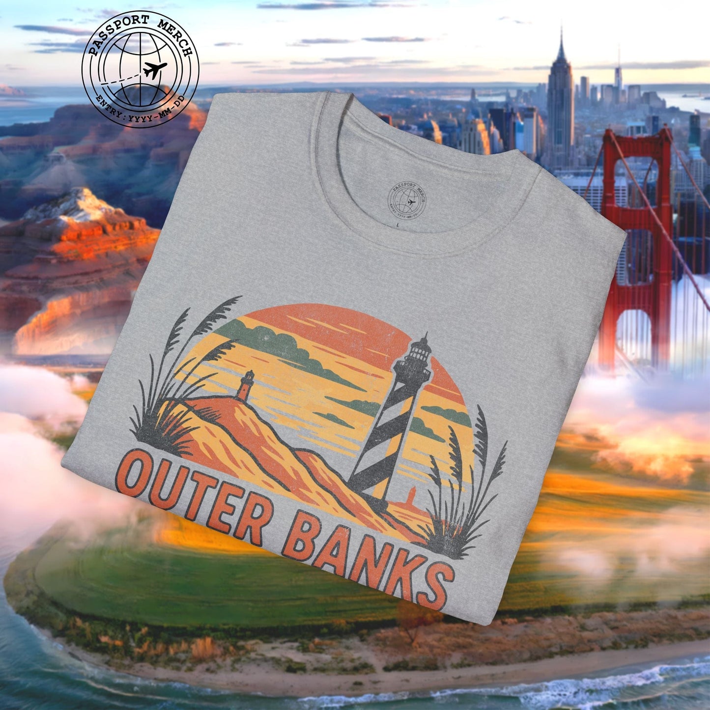 Outer Banks, North Carolina - 80's Vintage T-Shirt