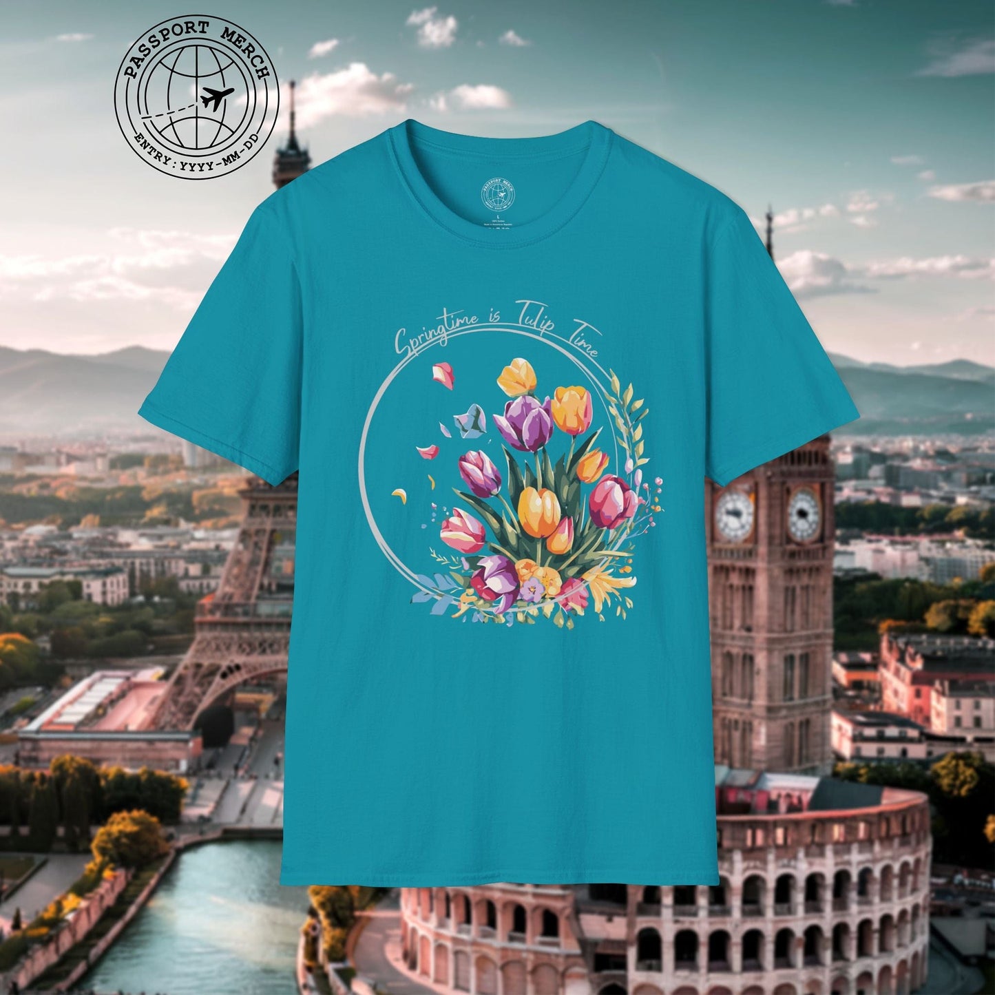 Springtime is Tulip Time in Holland T-Shirt