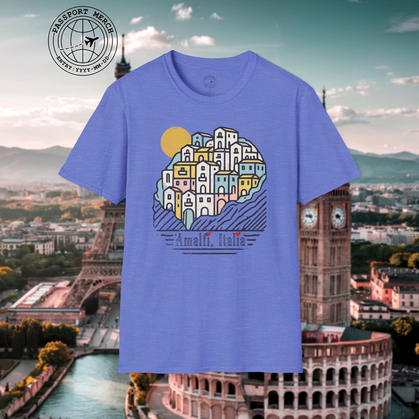 Hearts for Amalfi, Italy T-Shirt