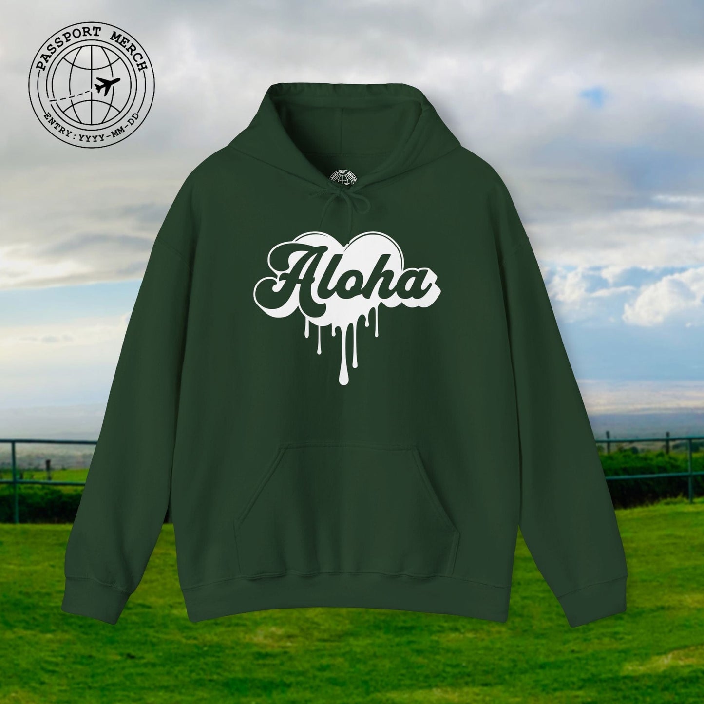 Aloha Melting Heart, Hawaii Hoodie