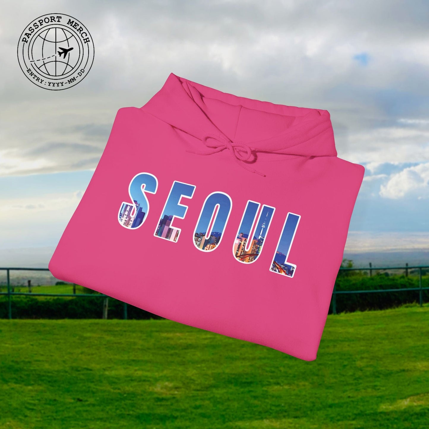 City Window Seoul Korea Hoodie