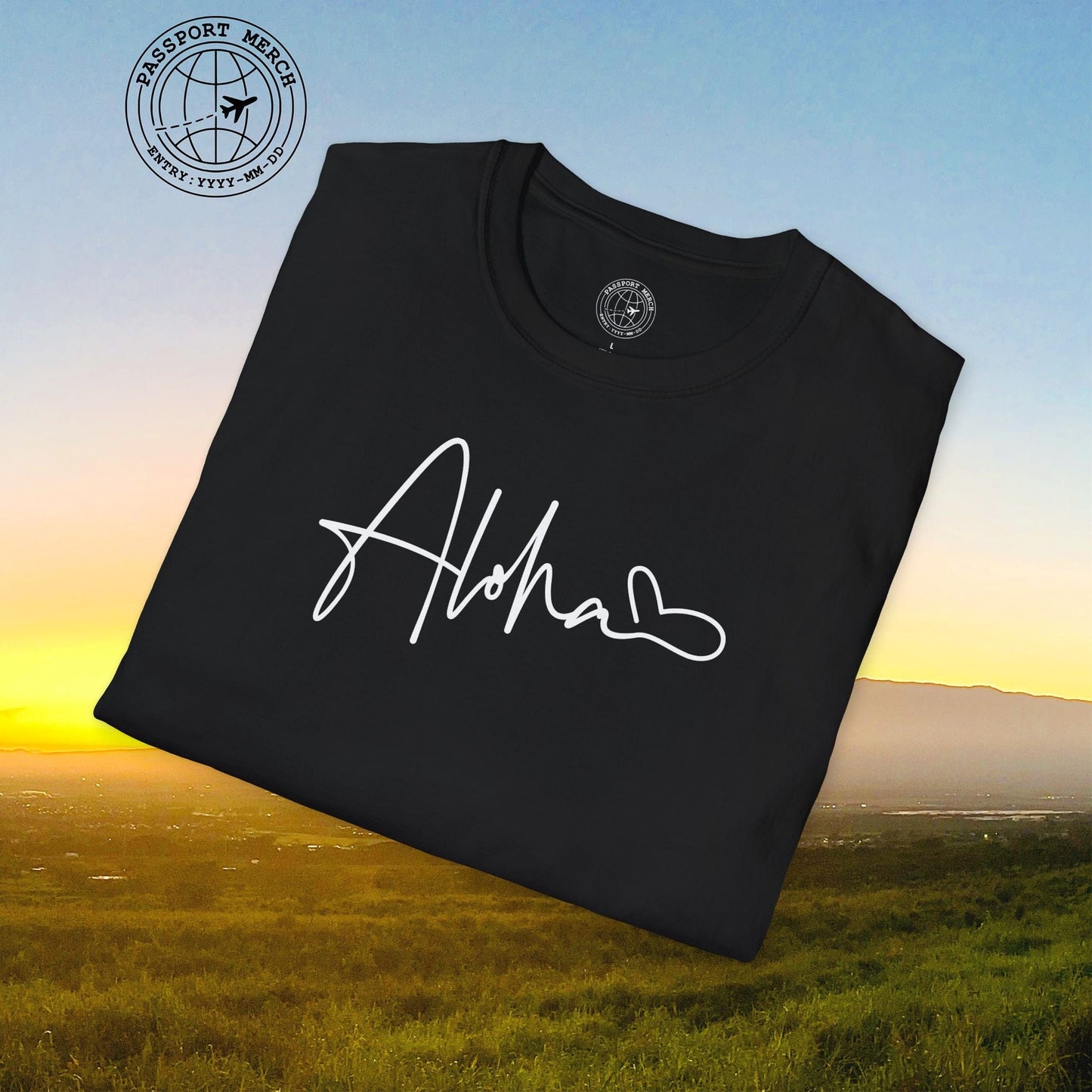 Aloha Heart Signature, Hawaii T-Shirt