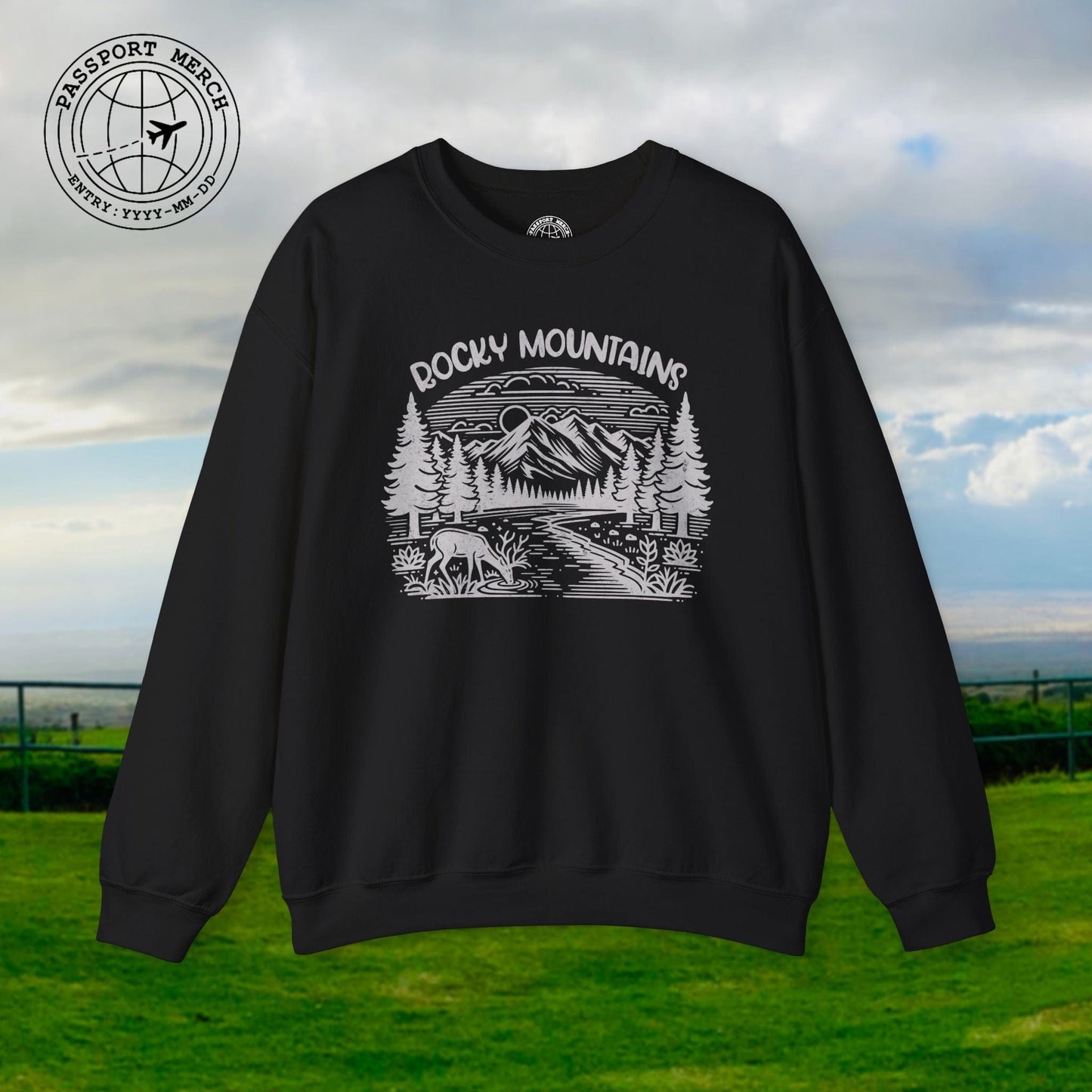 Rocky Mountain Explorer Colorado Crewneck