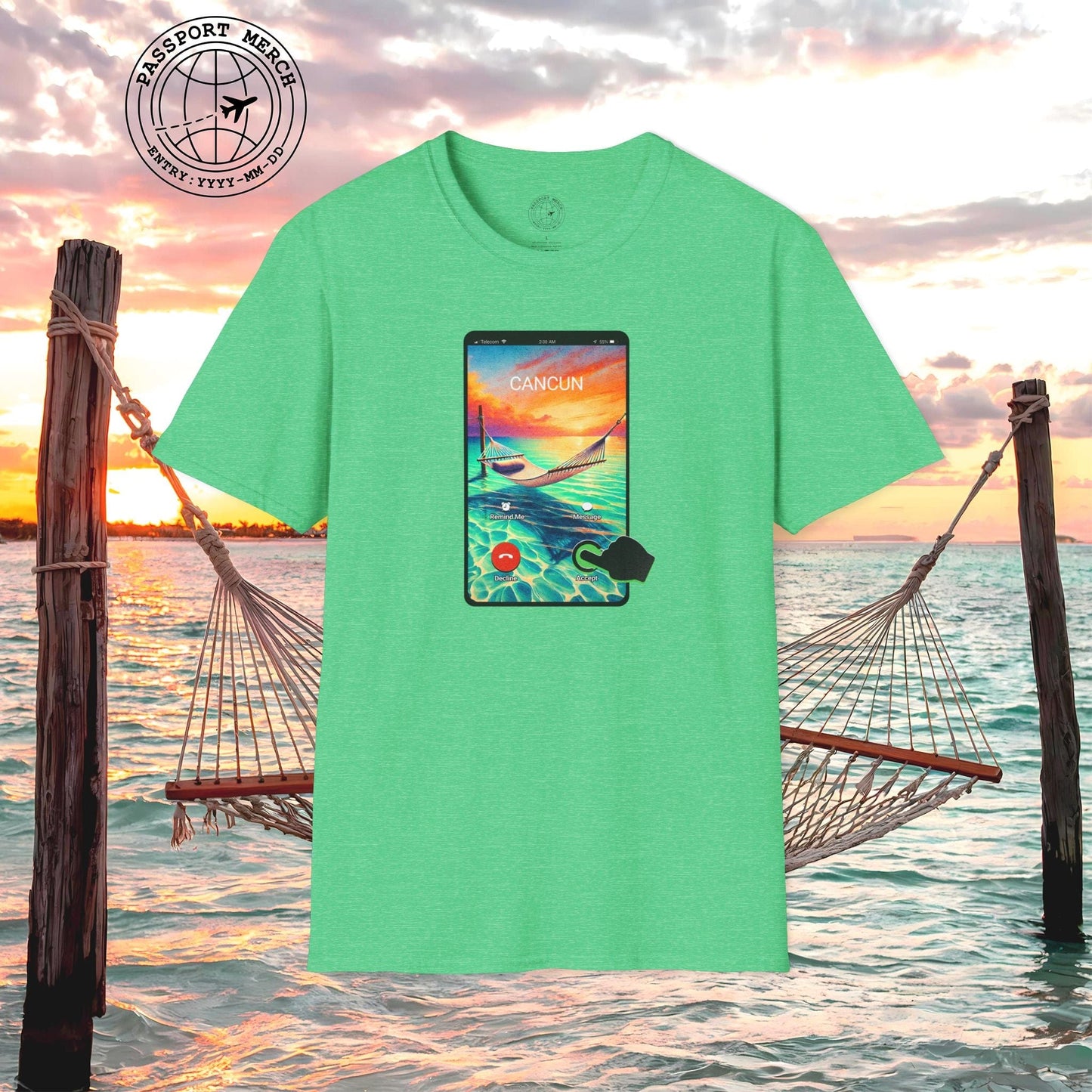 Cancun is calling. Accept. Mexico T-Shirt