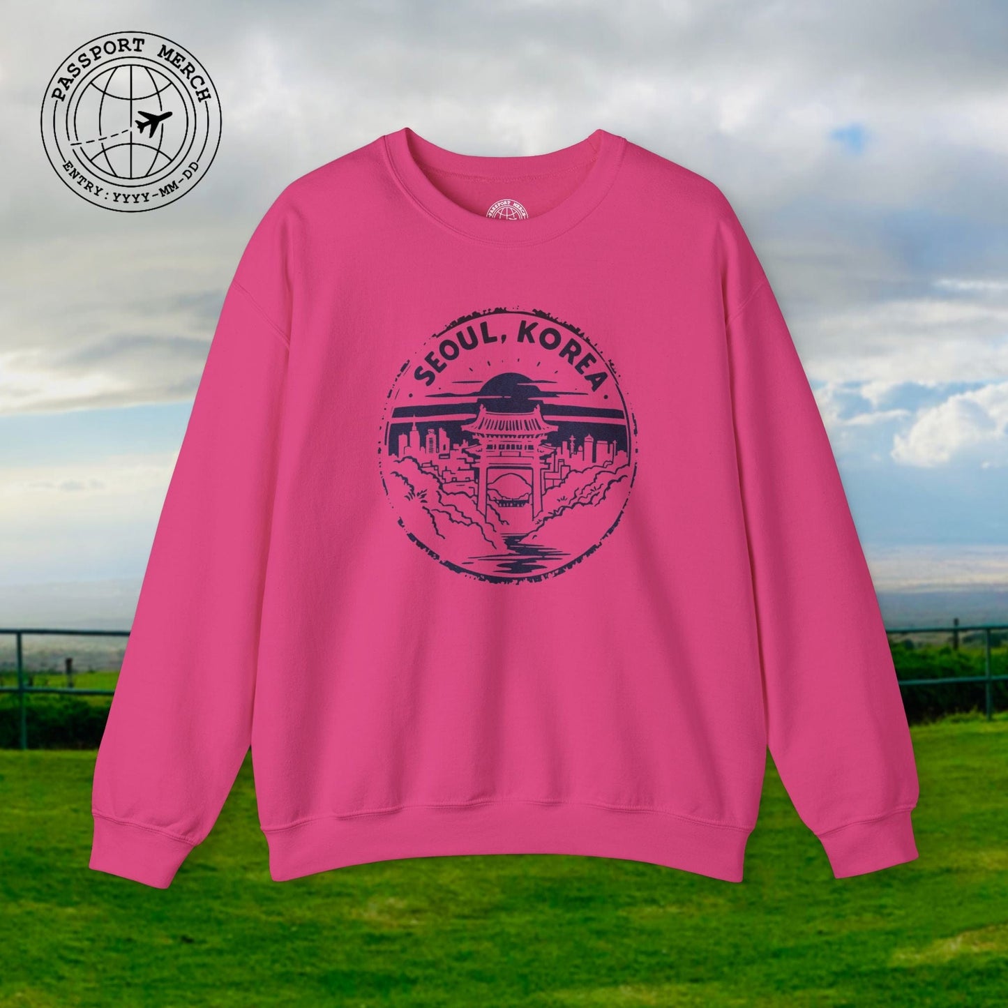 Vintage Badge, Seoul Korea Crewneck
