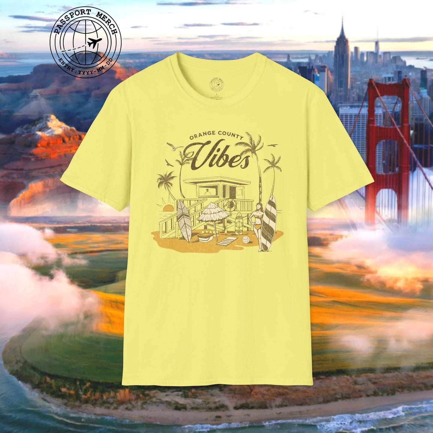 Orange County Vibes, California T-Shirt