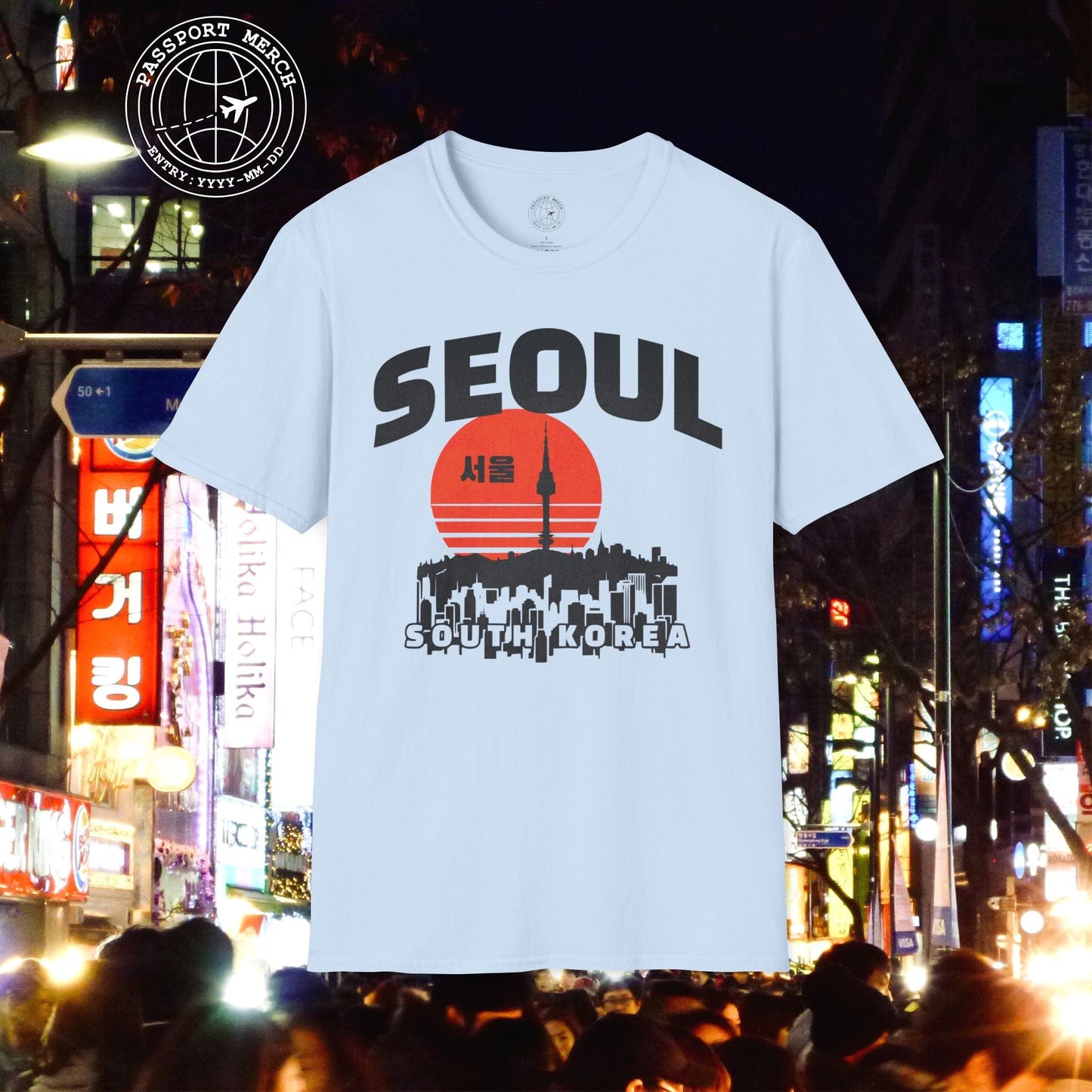 Seoul Retro Vintage Sunset, Korea T-Shirt