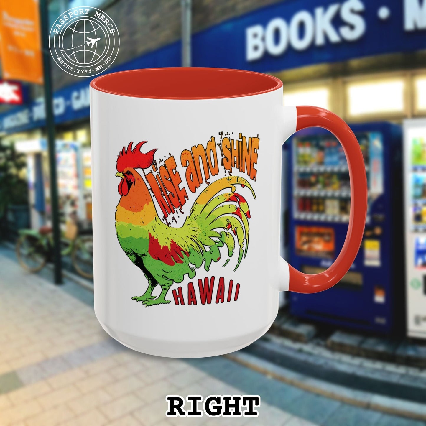 Rise and Shine Rooster, Hawaii 15oz Mug