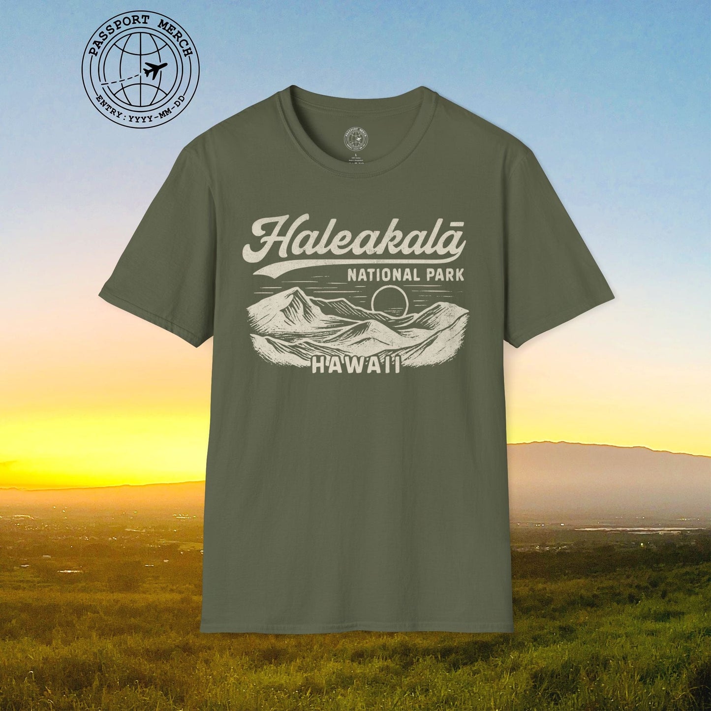 Haleakala National Park Vintage Monochrome, Hawaii T-Shirt