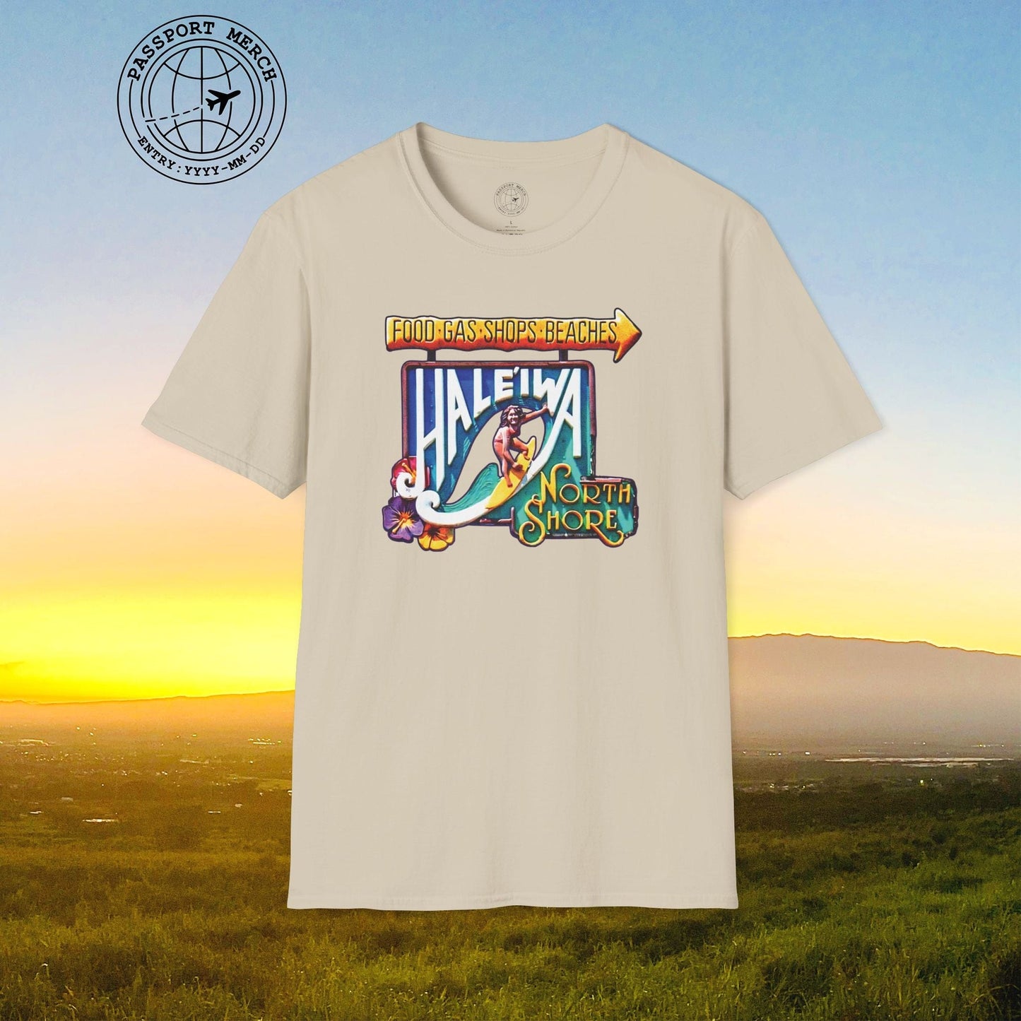 Signs of Wanderlust, Hale'iwa (South) Oahu, Hawaii T-Shirt