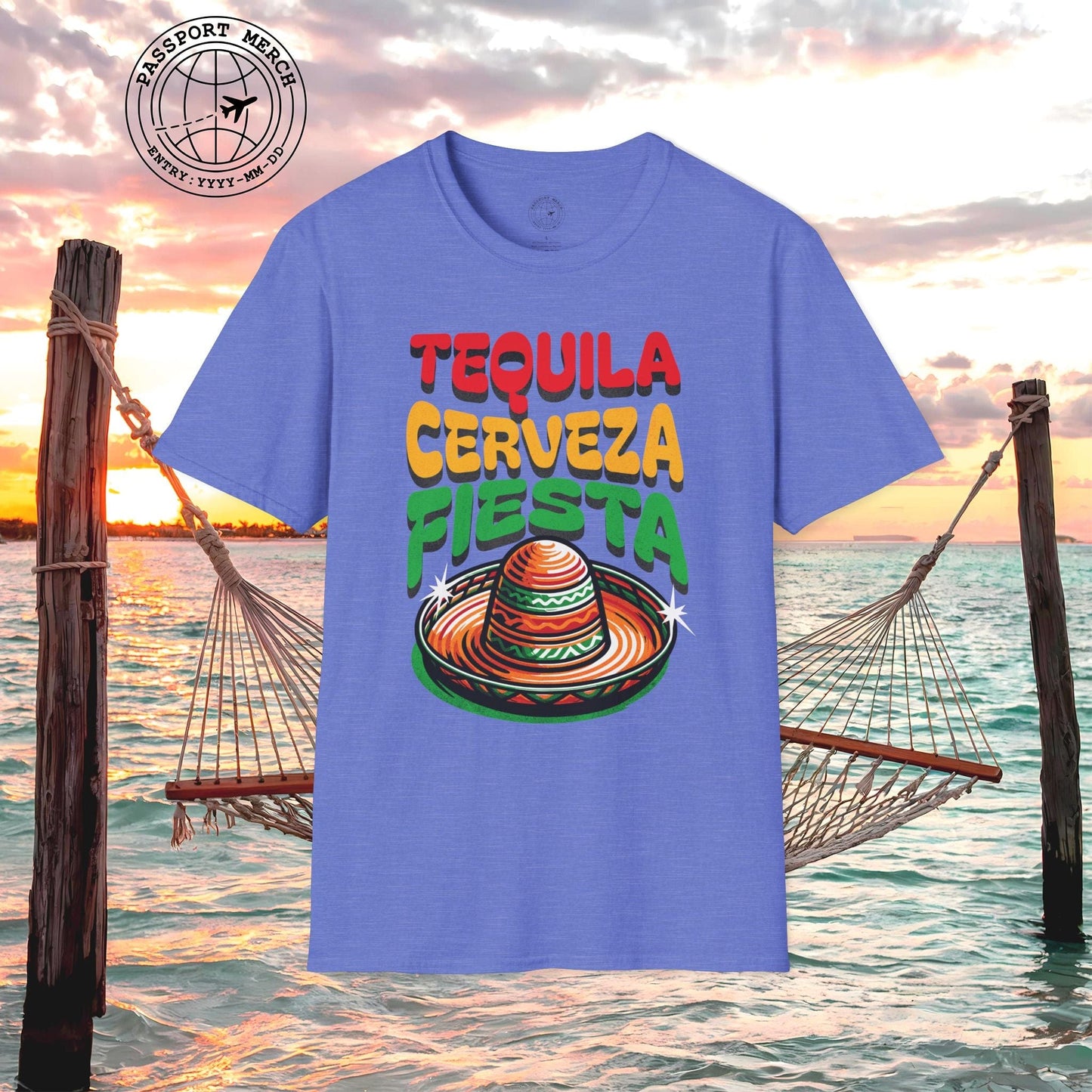 Tequila Cerveza Fiesta Mexico T-Shirt