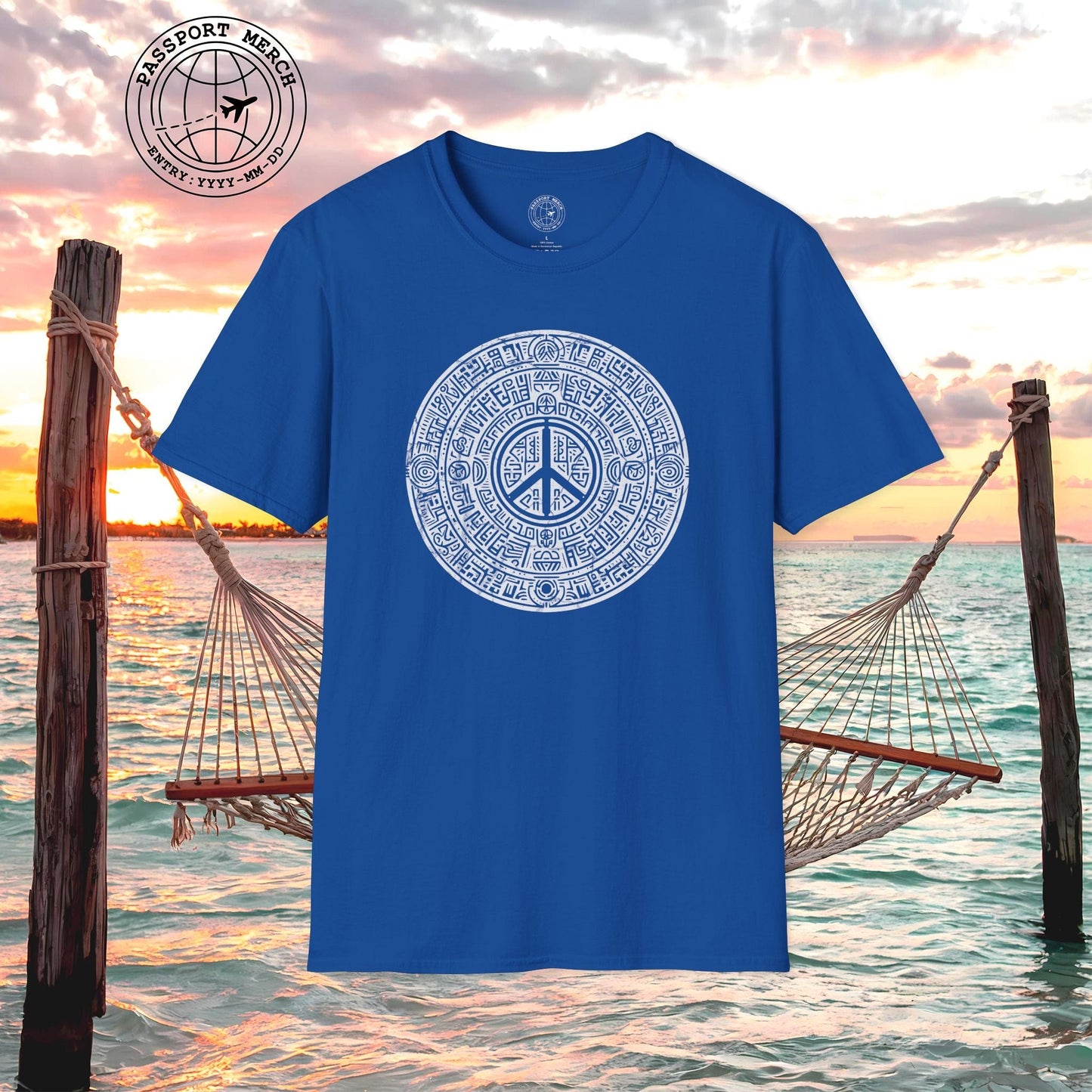 Aztec Peace Calendar Mexico T-Shirt