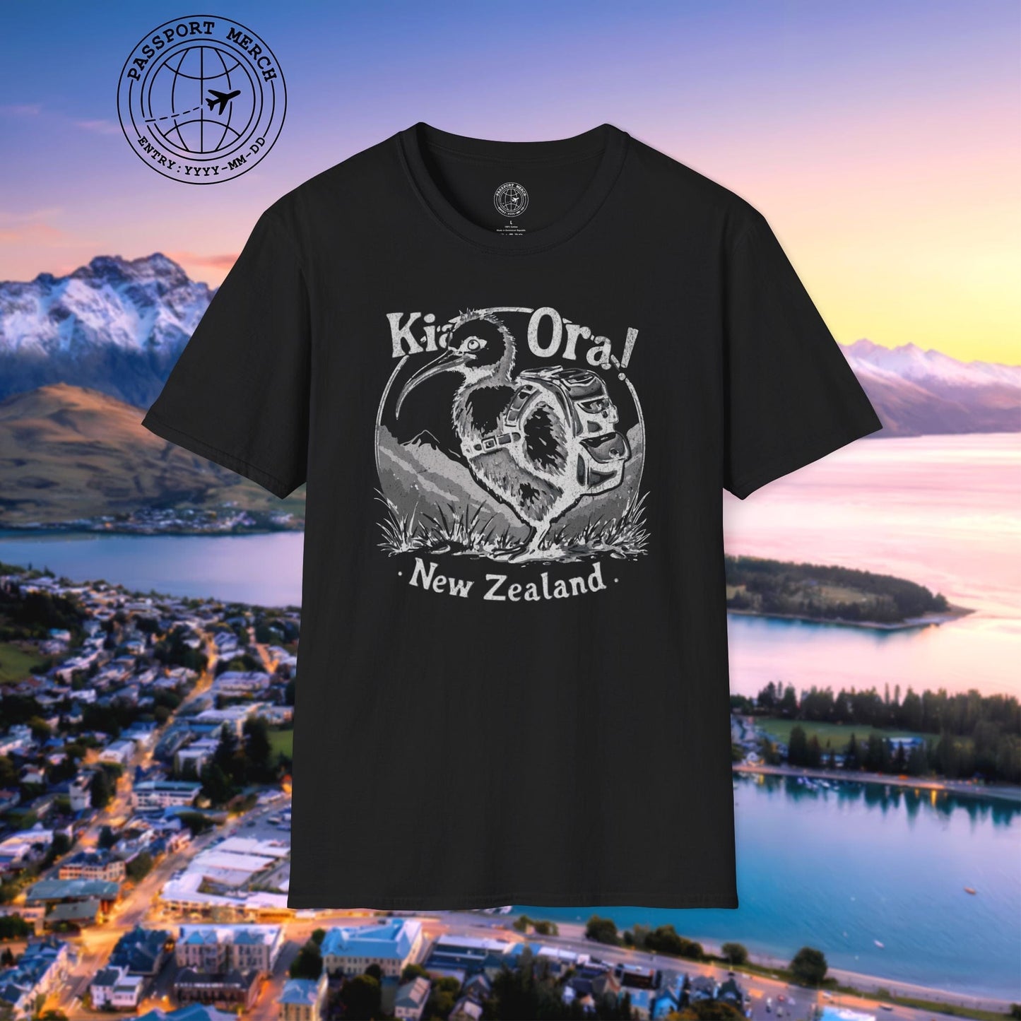 Kia Ora Kiwi, New Zealand T-Shirt