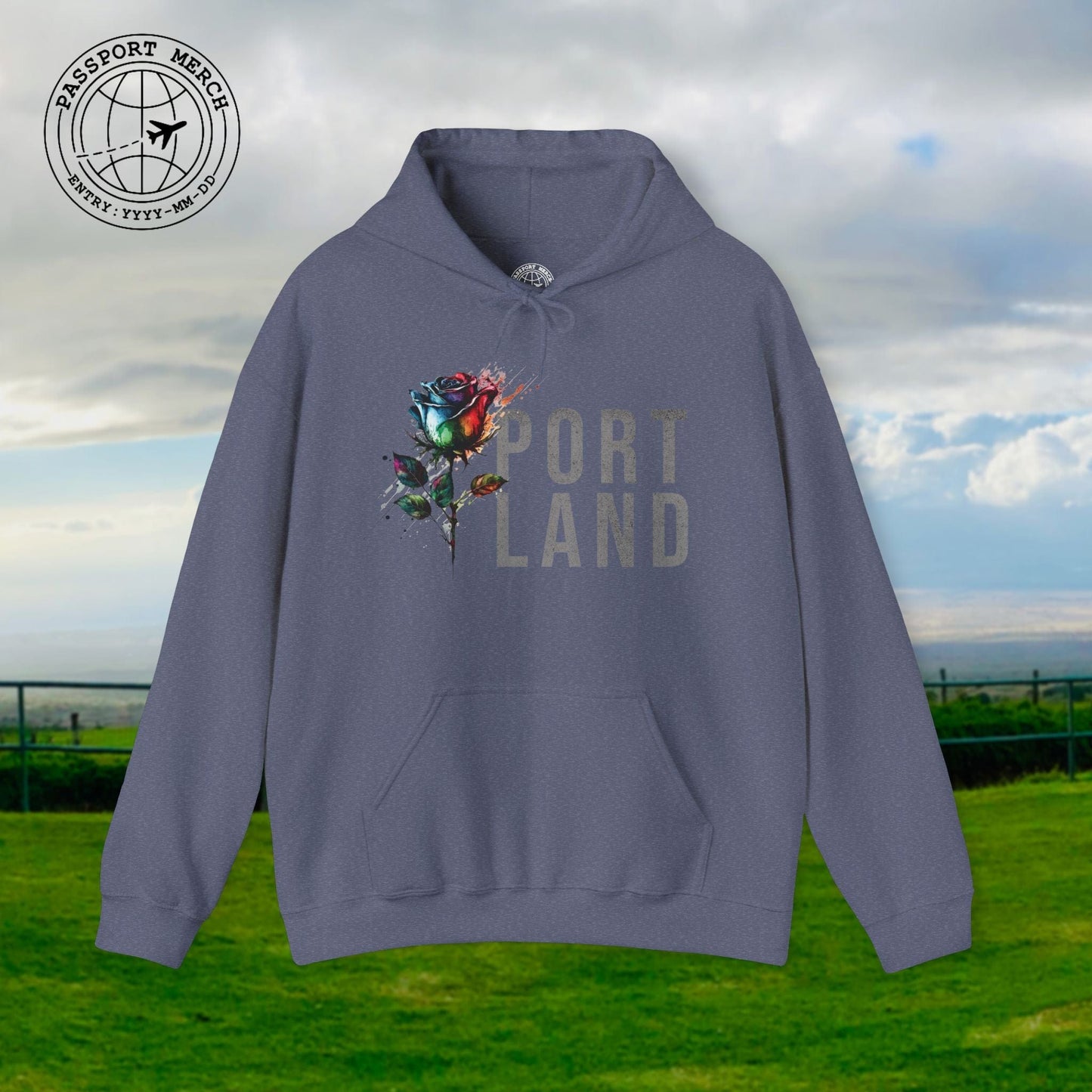 Portland Rose, Oregon Hoodie
