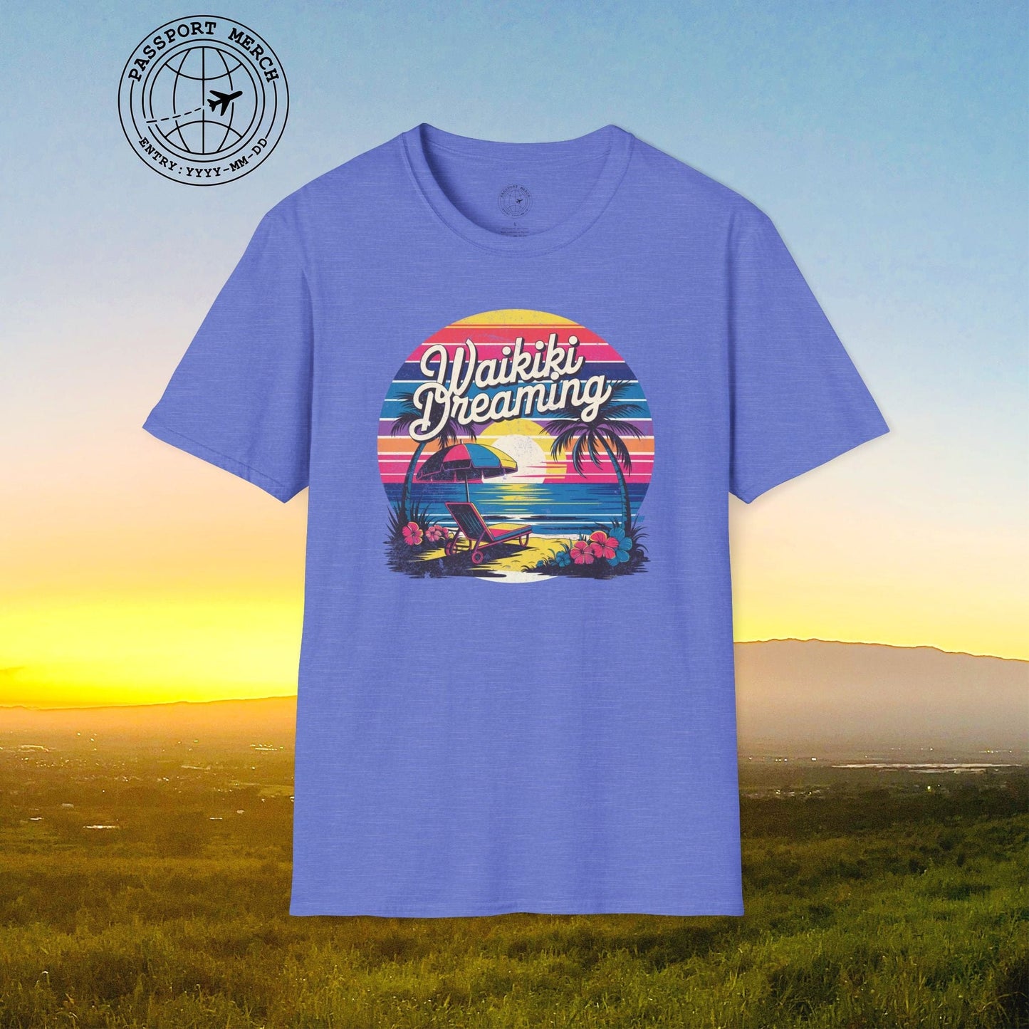 Retro Waikiki Dreaming, Hawaii T-Shirt