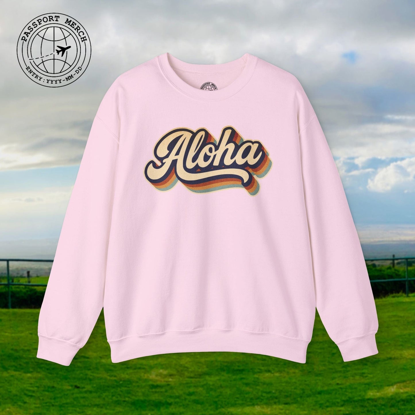 Classic 70s, Aloha, Hawaii Crewneck