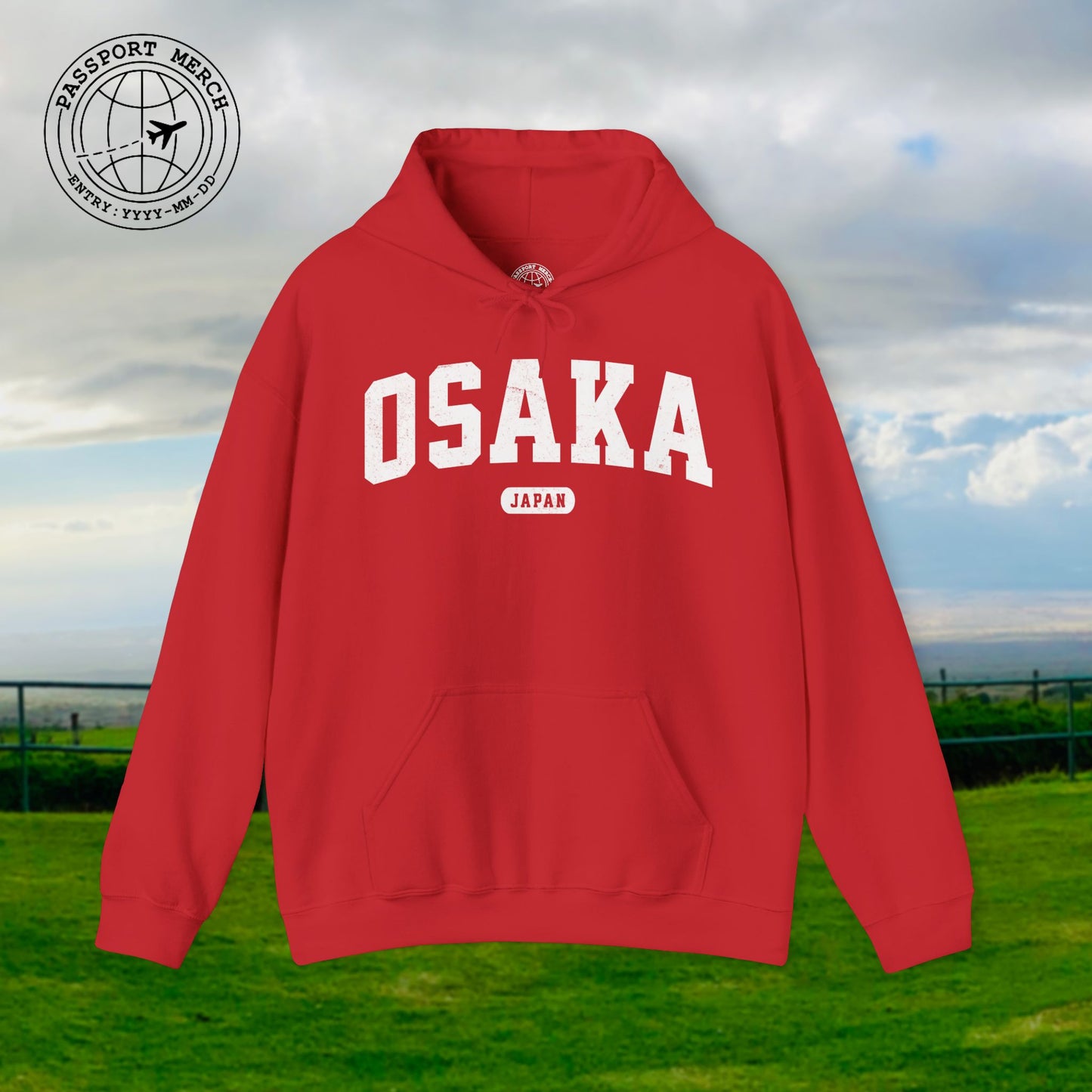 Classic Athletic (Bucket List Edition), Osaka, Japan Hoodie