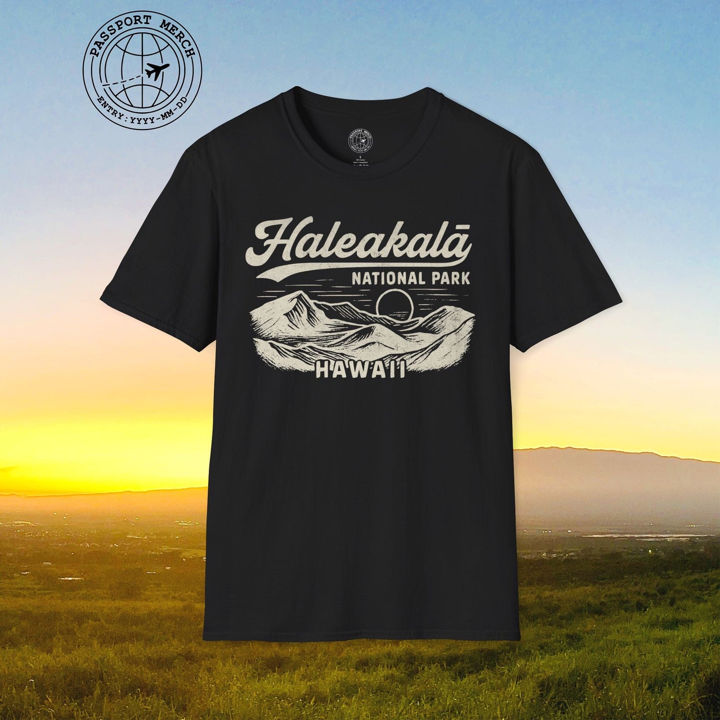 Haleakala National Park Vintage Monochrome, Hawaii T-Shirt