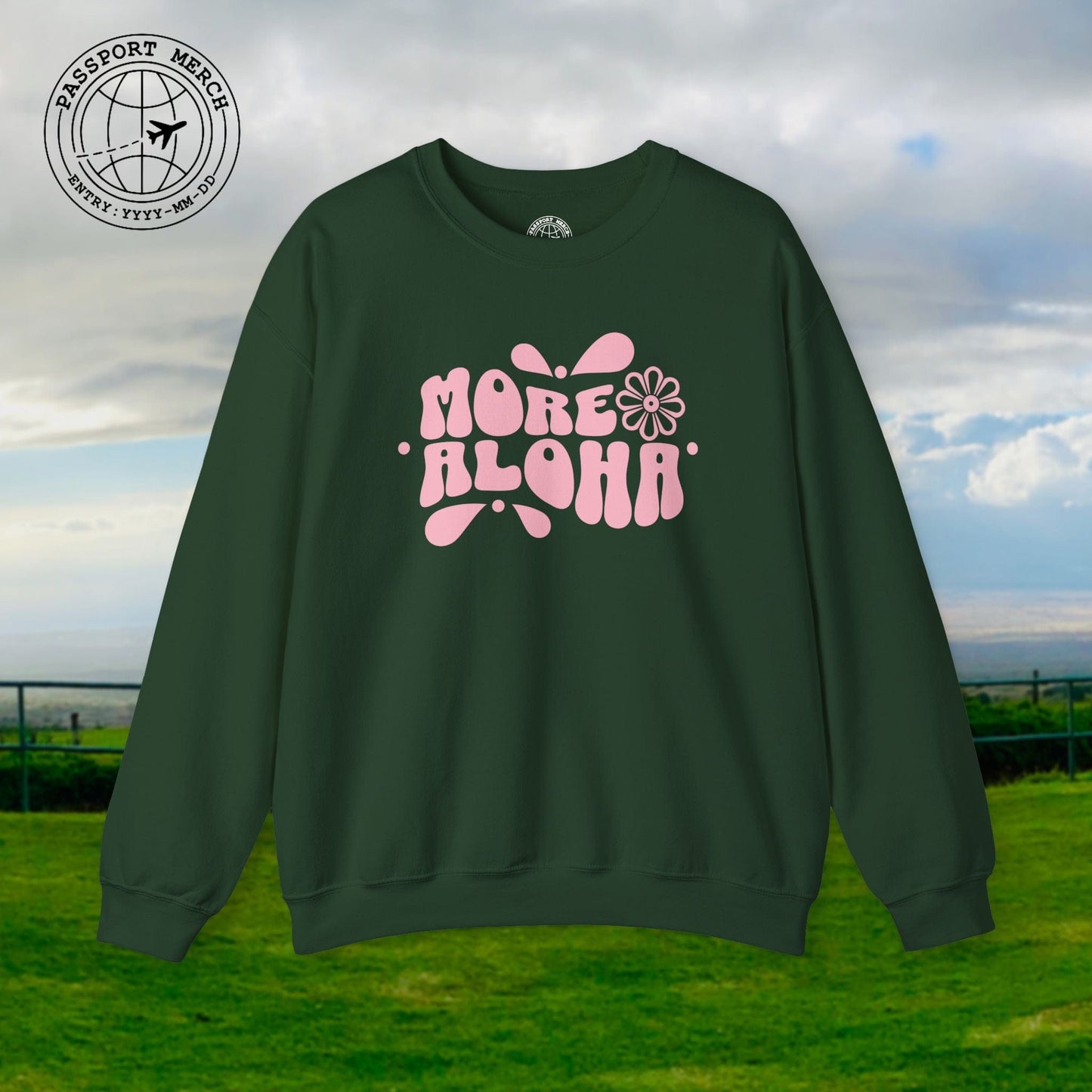 More Aloha, Hawaii Crewneck