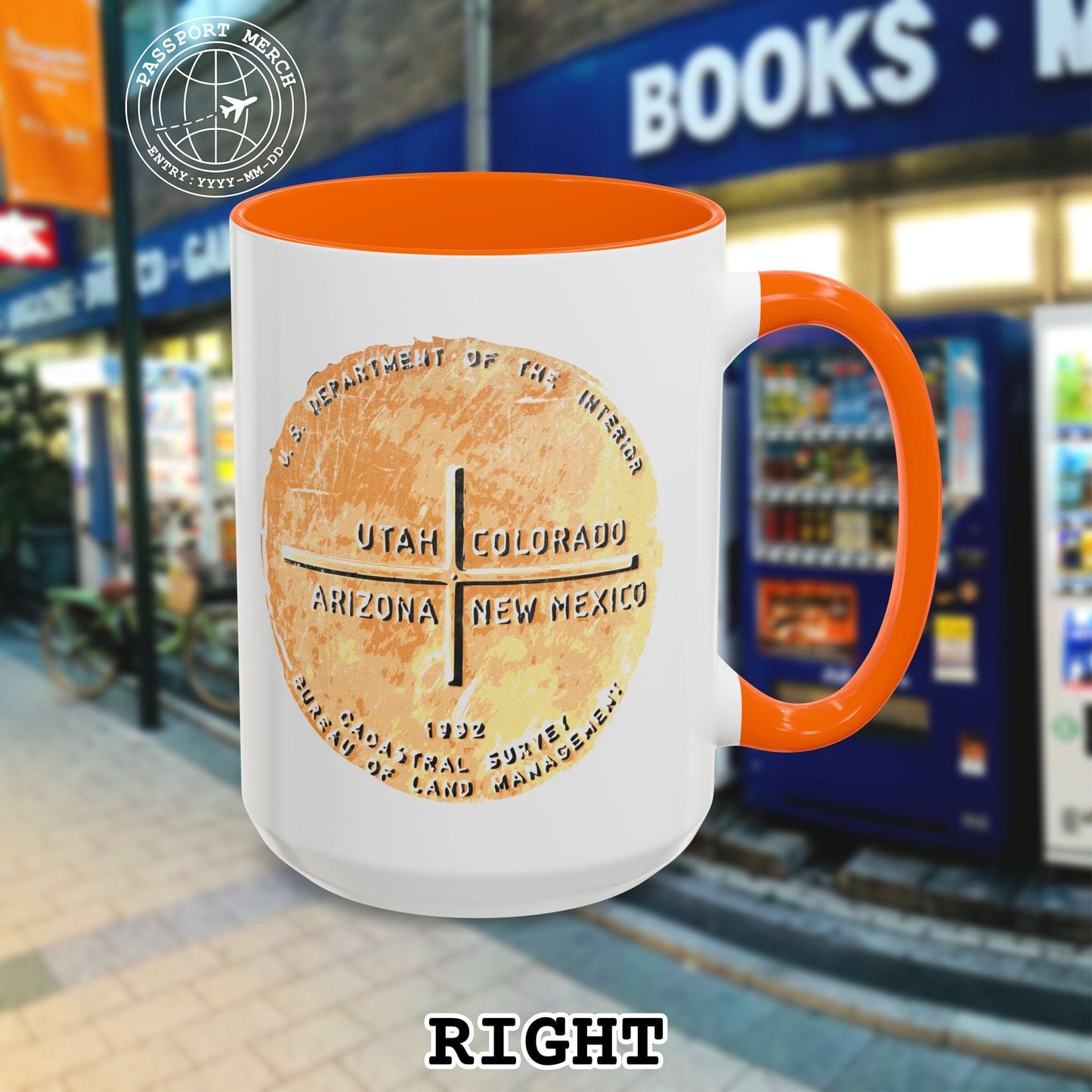 Four Corners - Utah, Colorado, Arizona, New Mexico 15oz Mug