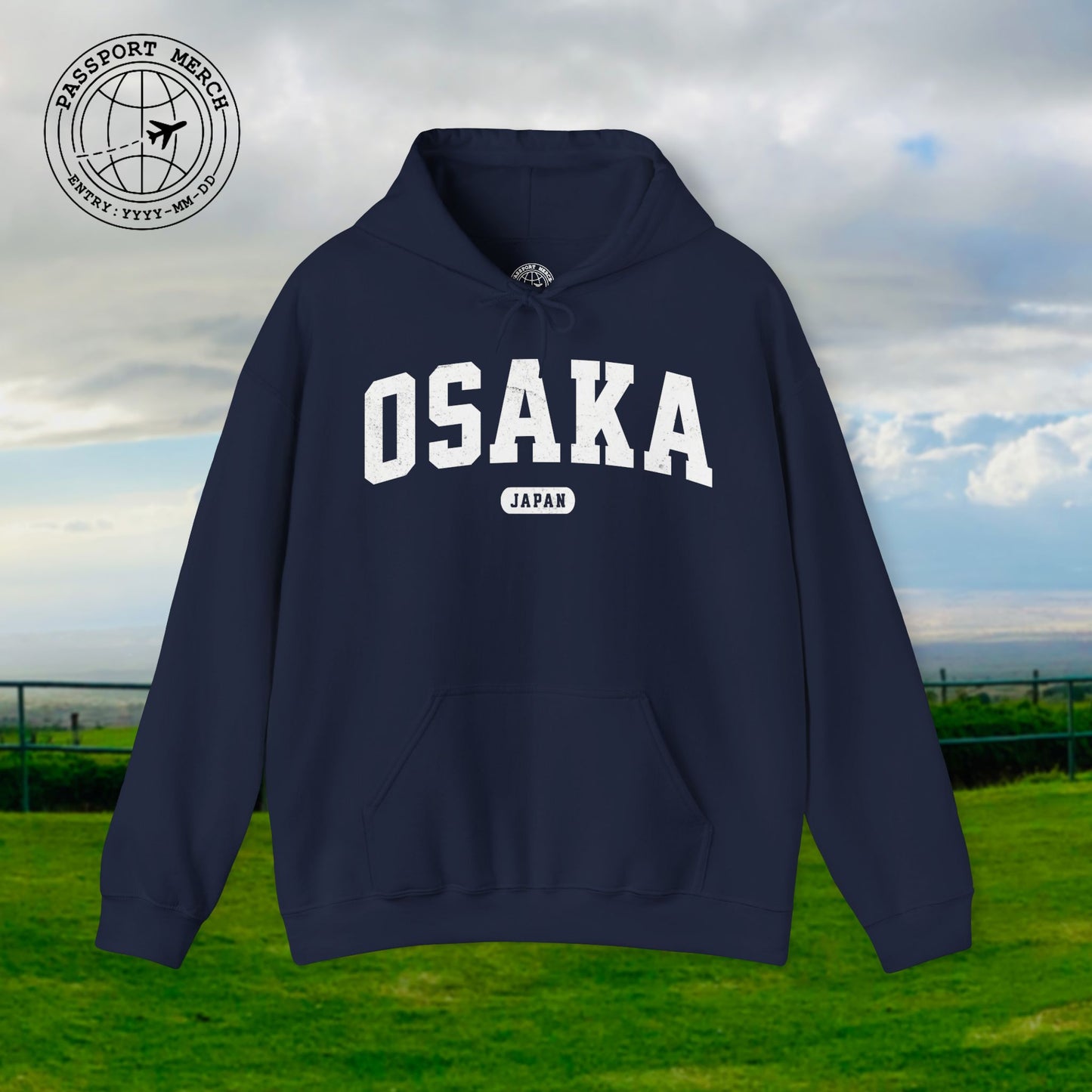 Classic Athletic (Bucket List Edition), Osaka, Japan Hoodie