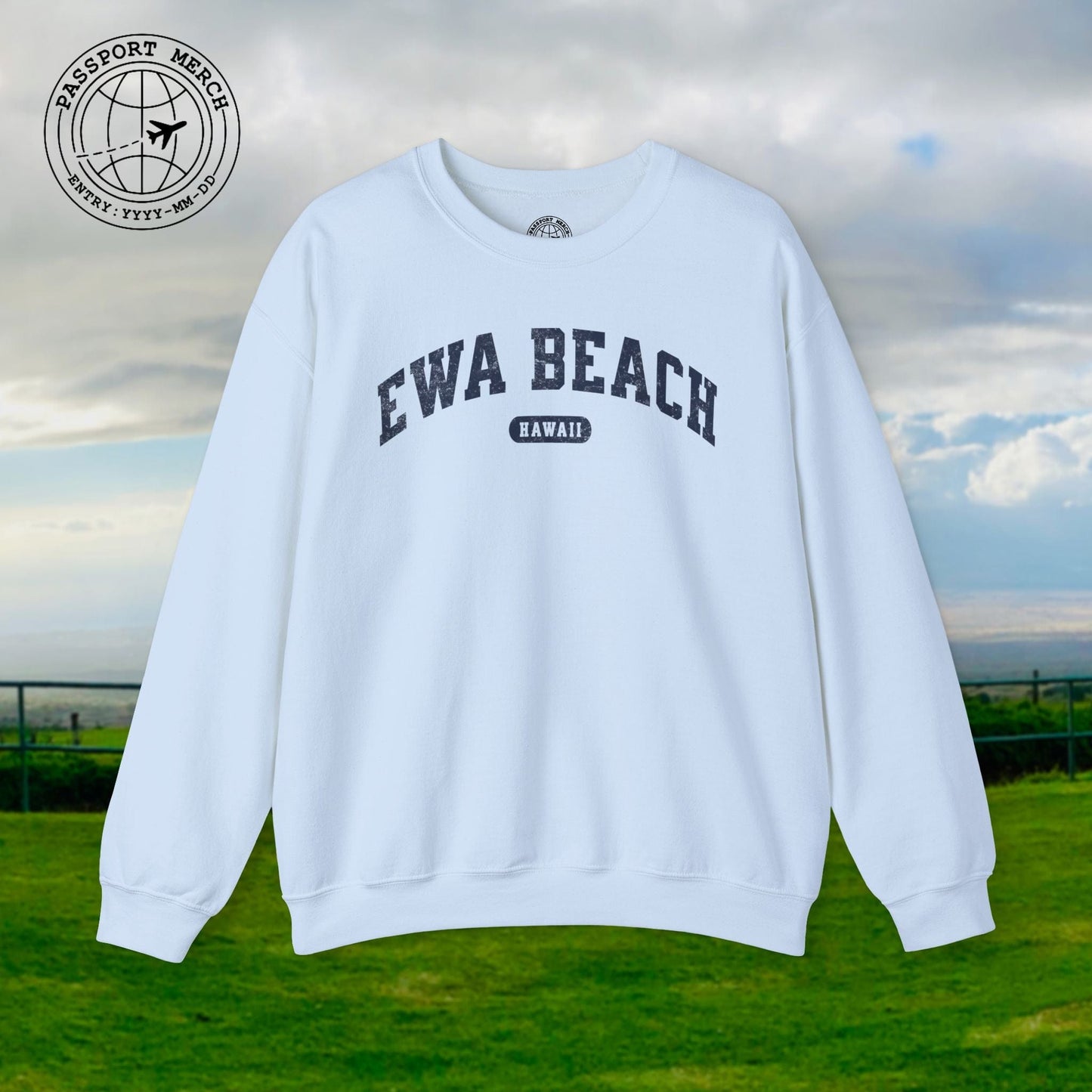 Classic Athletic, Ewa Beach, Hawaii (Fan Service) Crewneck