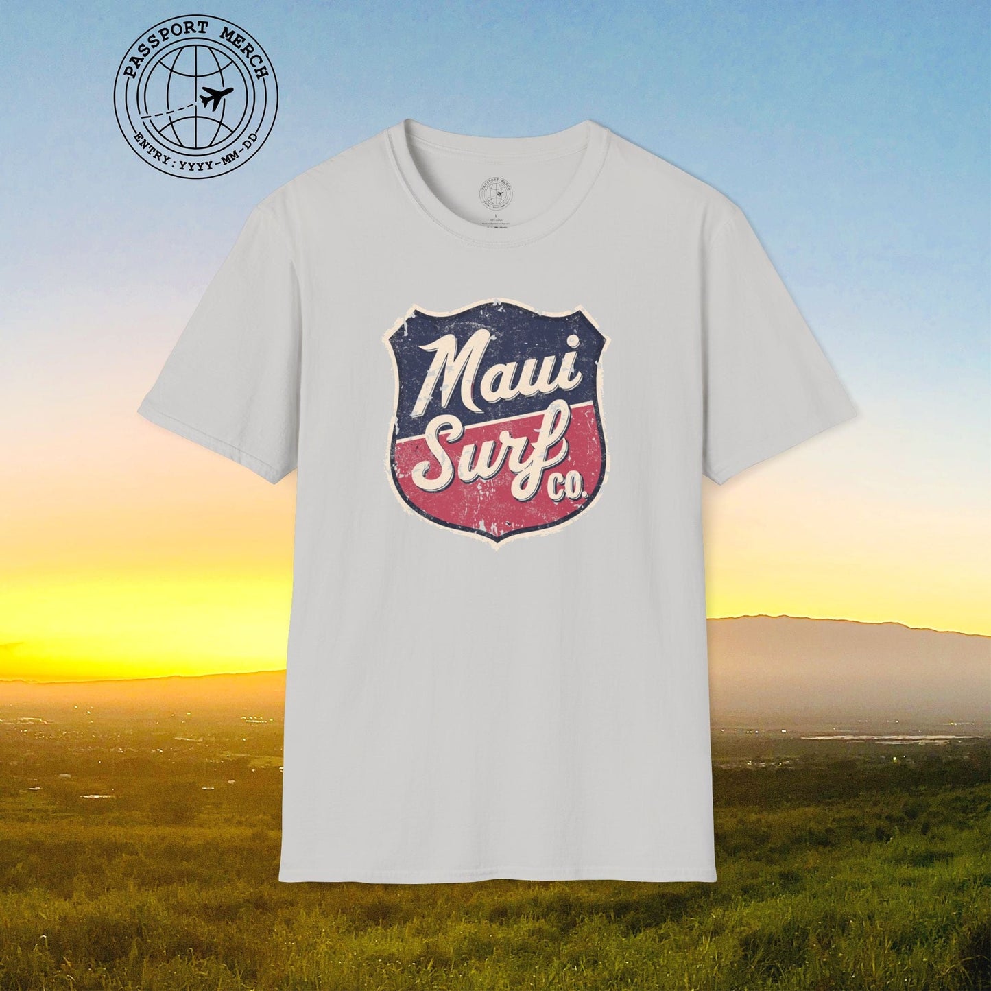 Vintage Maui Surf Co. Shield Hawaii T-Shirt