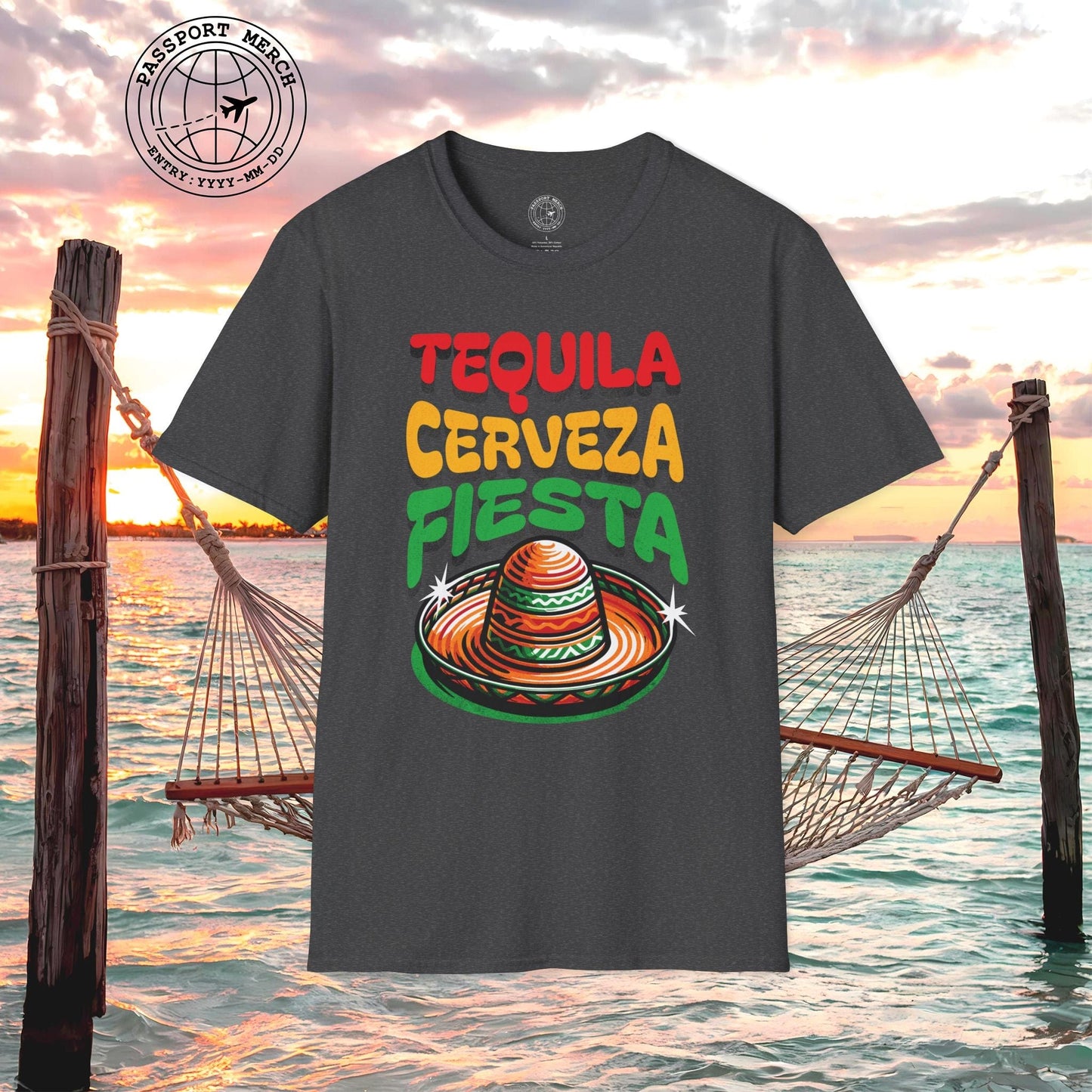 Tequila Cerveza Fiesta Mexico T-Shirt