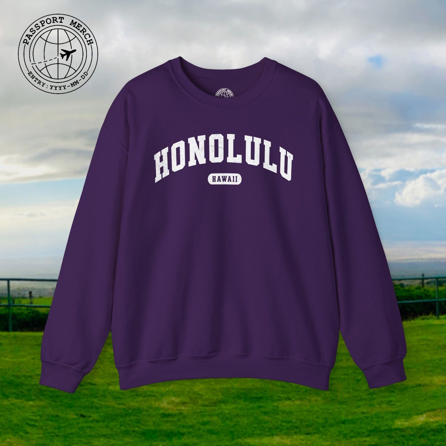 Classic Athletic, Honolulu, Hawaii (Fan Service) Crewneck