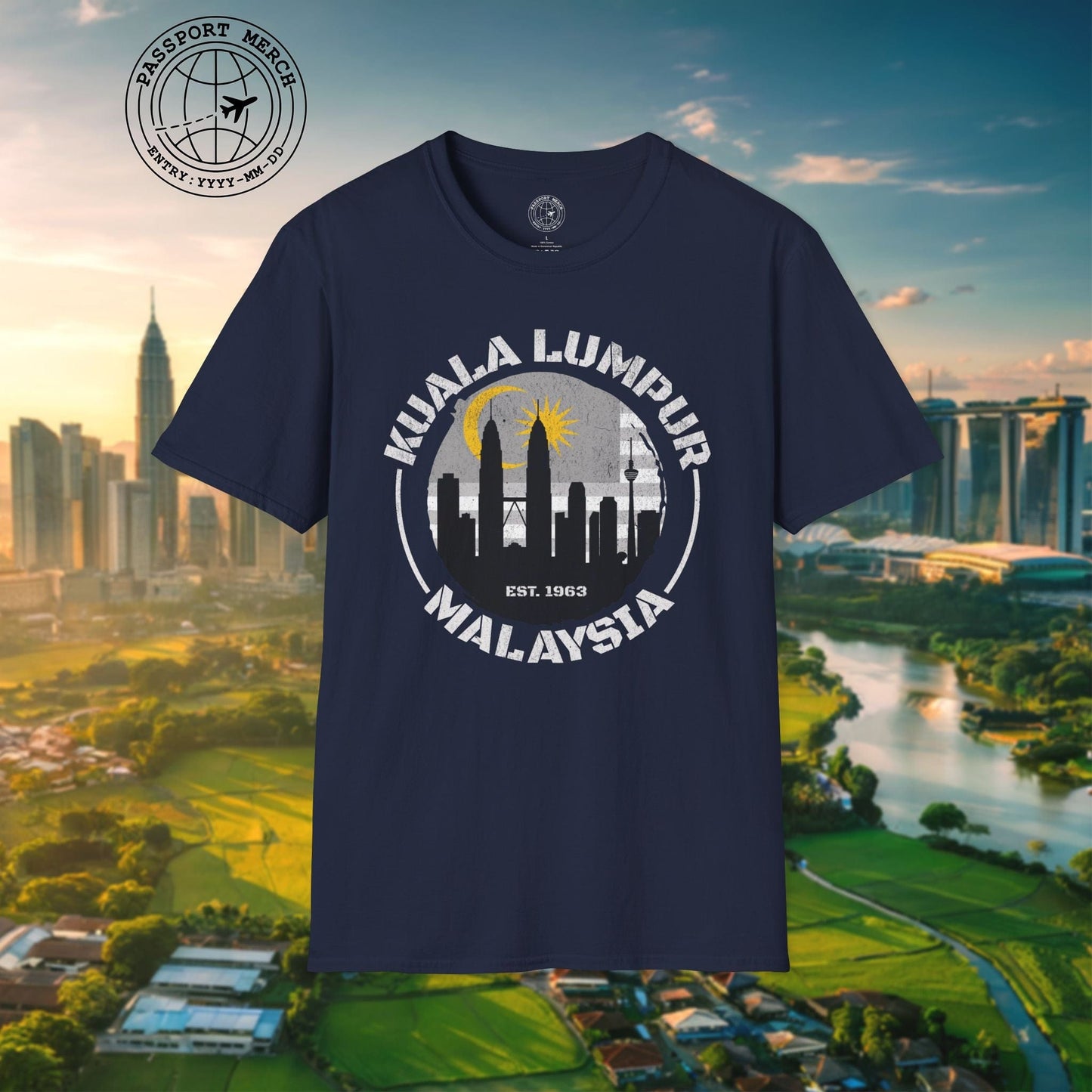 Kuala Lumpur Malaysia, Crescent and Star T-Shirt