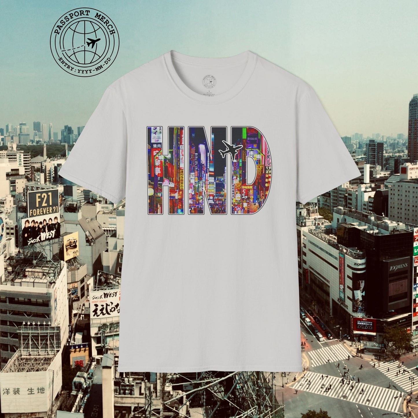 Airport Window Haneda Tokyo Japan HND T-Shirt