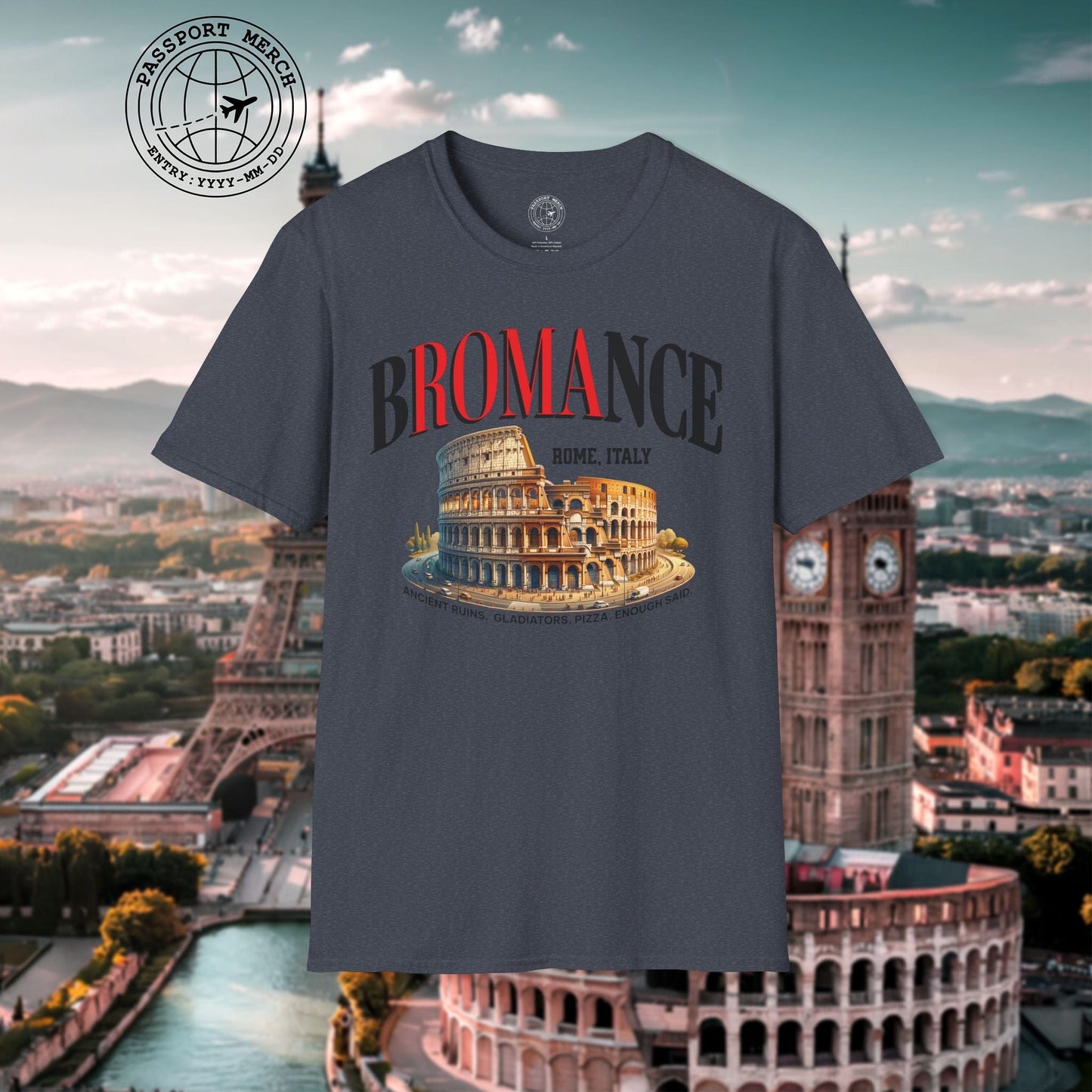 bROMAnce, Rome Italy T-Shirt