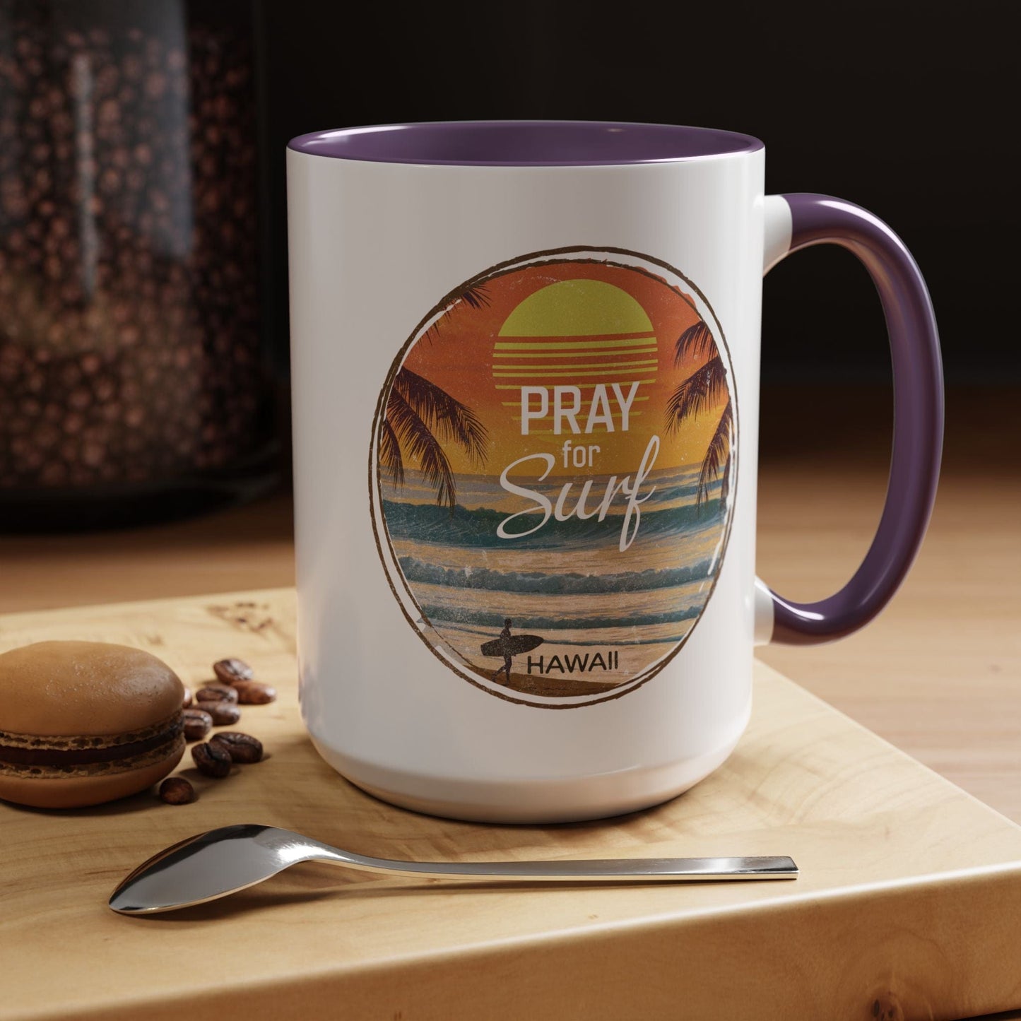 Pray for Surf Hawaii 15oz Mug