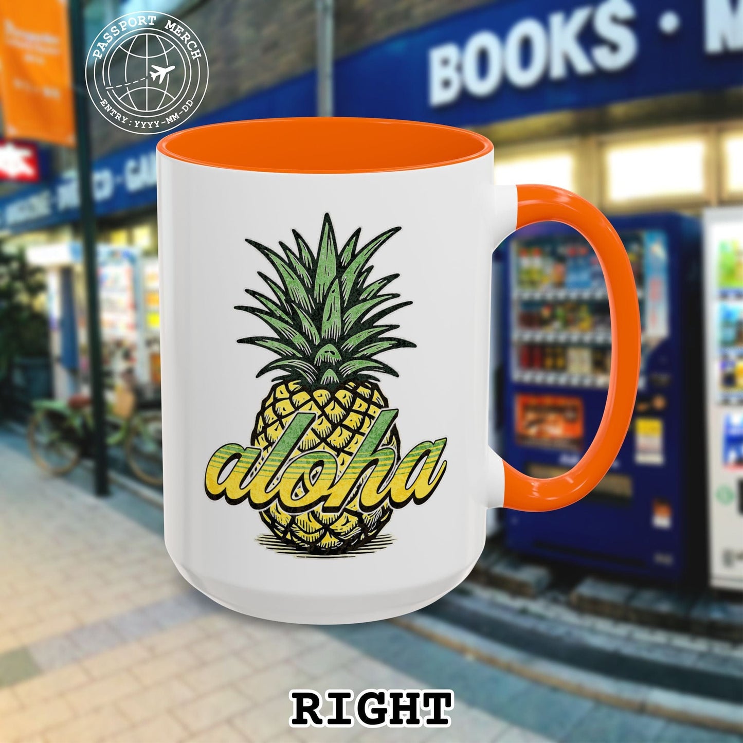 Maui Pineapple Aloha Hawaii 15oz Mug