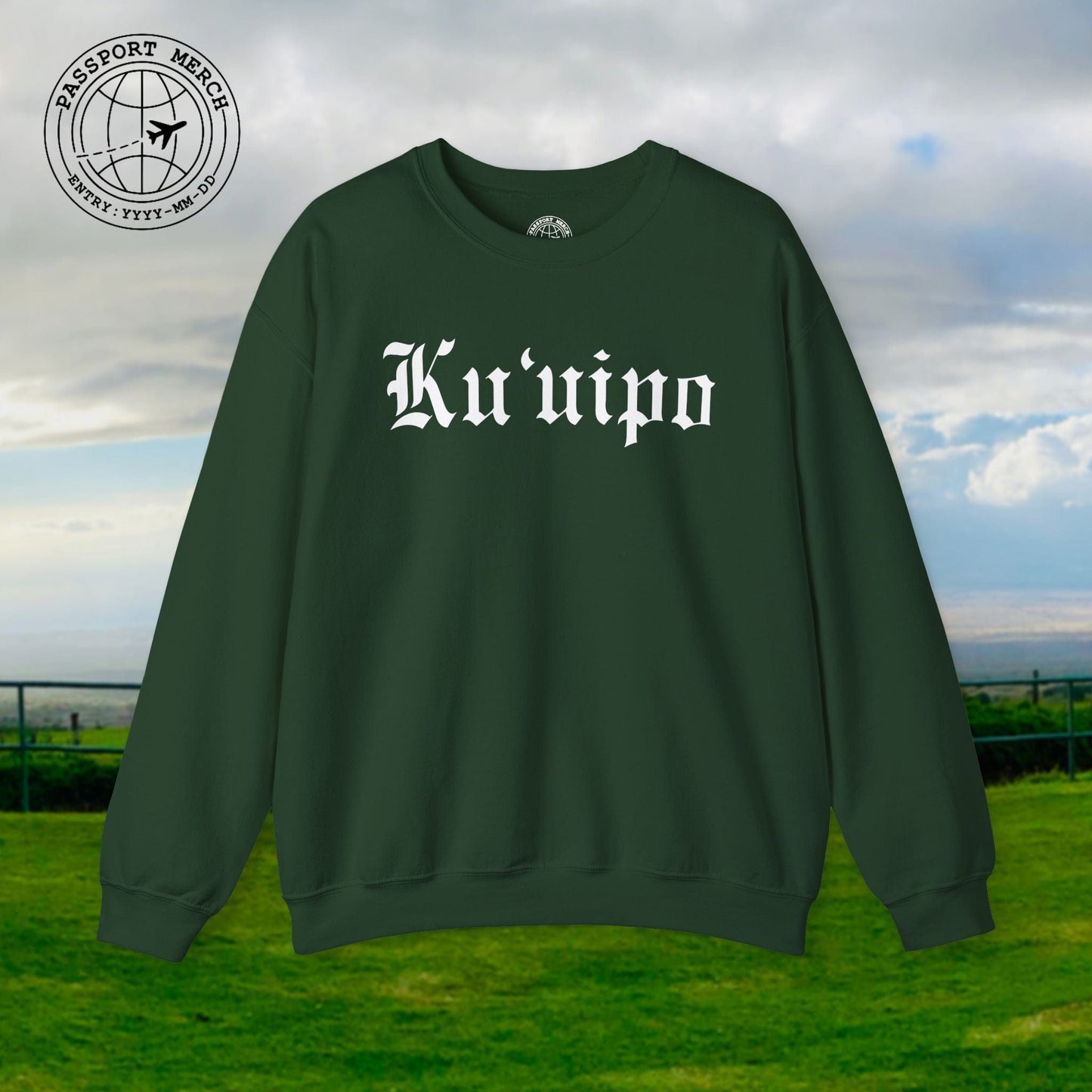 Black and White Ku'uipo (Hawaiian Jewelry Style) Crewneck