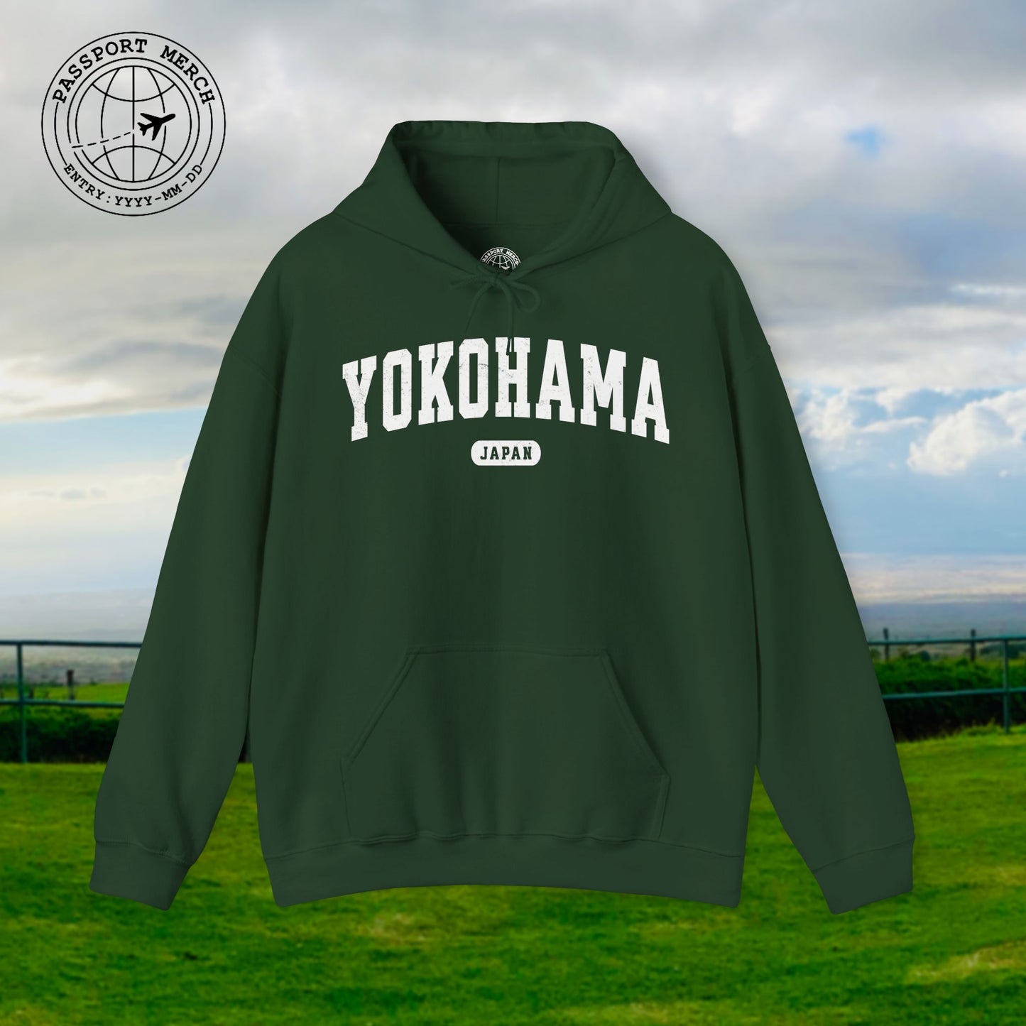 Classic Athletic (Bucket List Edition), Yokohama, Japan Hoodie
