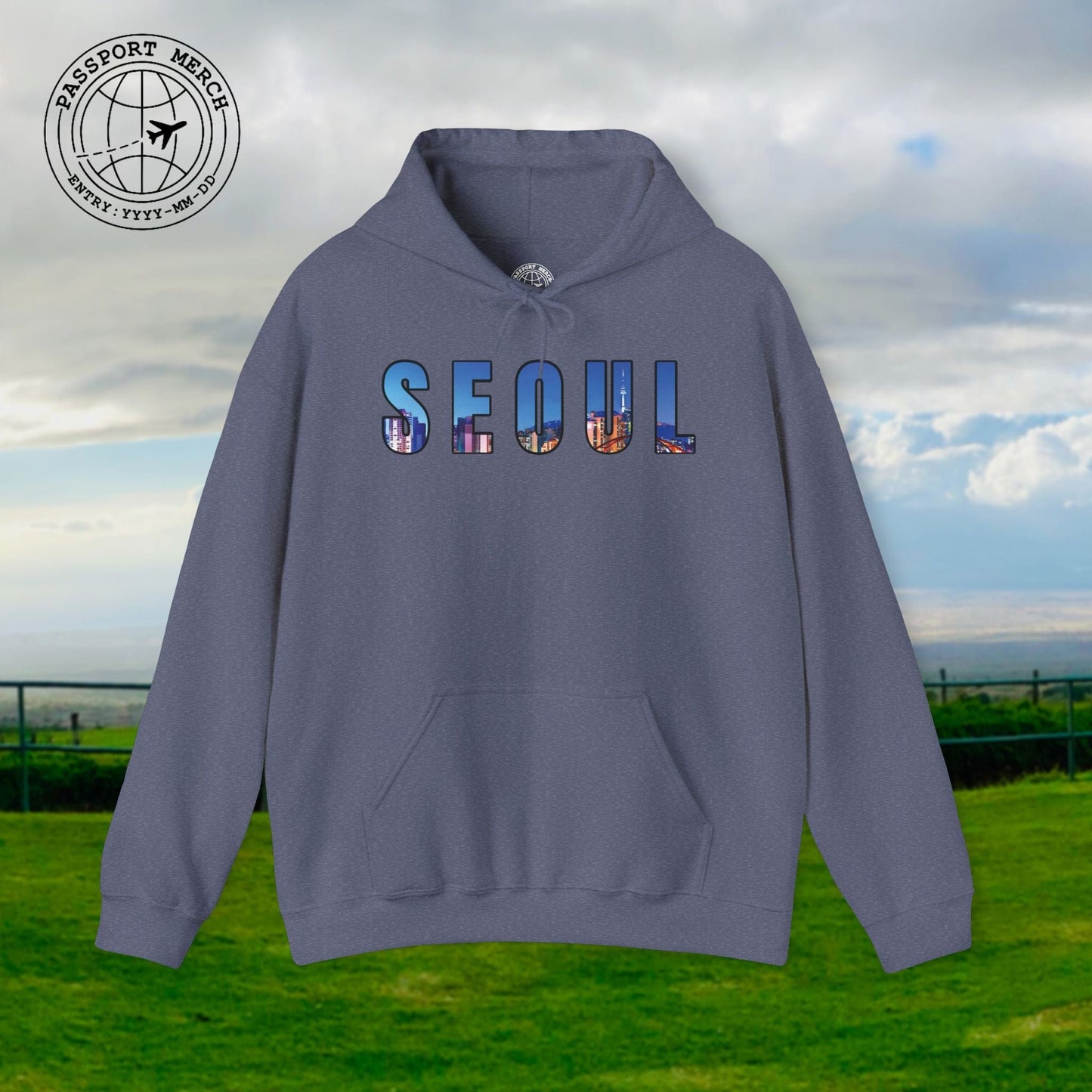 City Window Seoul Korea Hoodie