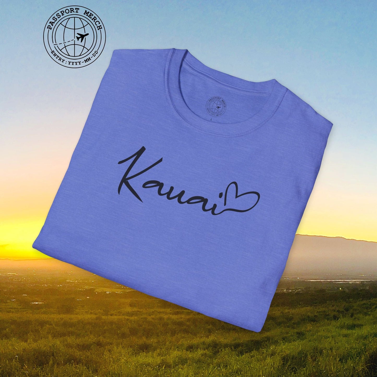 Heart Signature (Islands Edition), Kauai, Hawaii T-Shirt