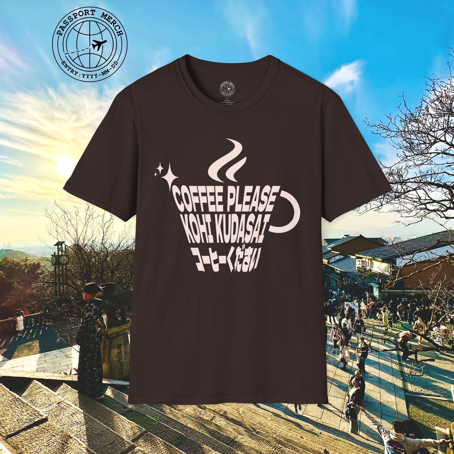 Coffee Please. Kohi Kudasai. Japan T-Shirt