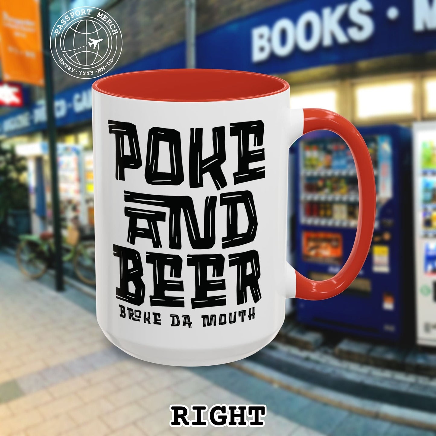 Poke and Beer, Hawaii 15oz Mug