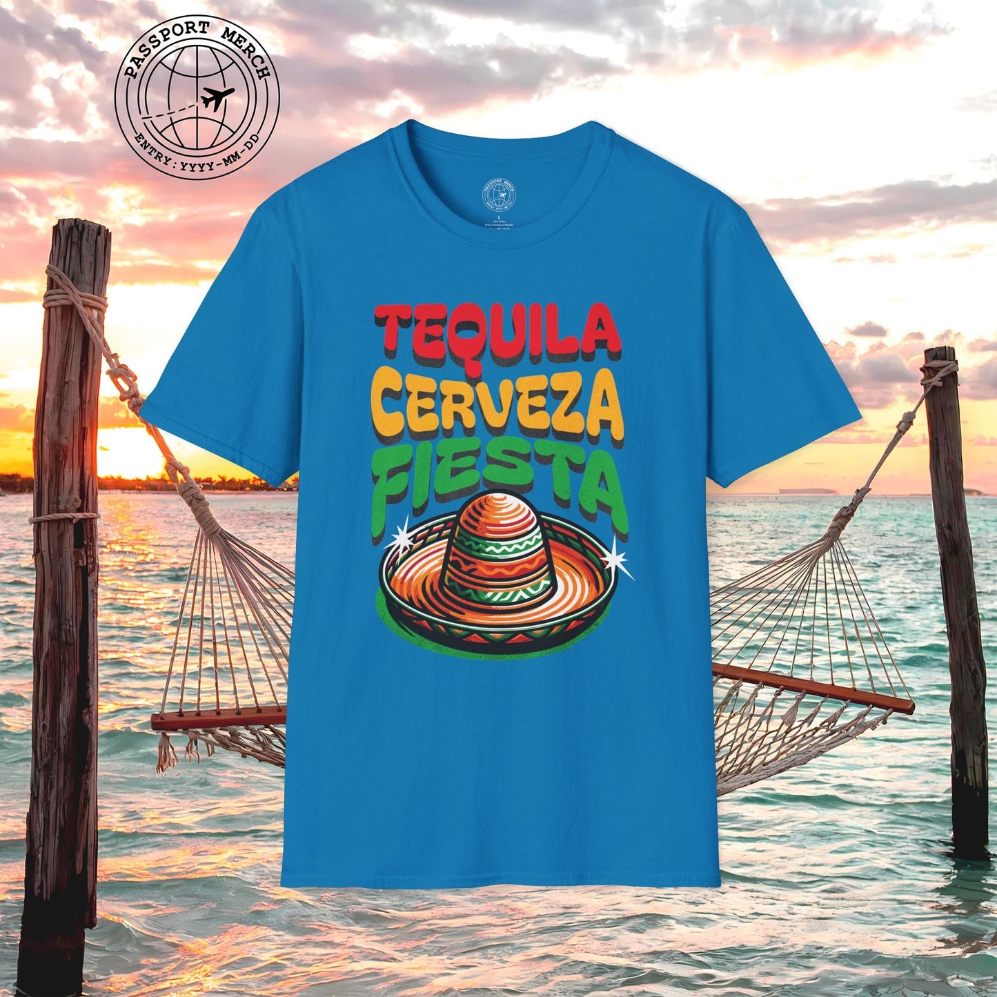 Tequila Cerveza Fiesta Mexico T-Shirt
