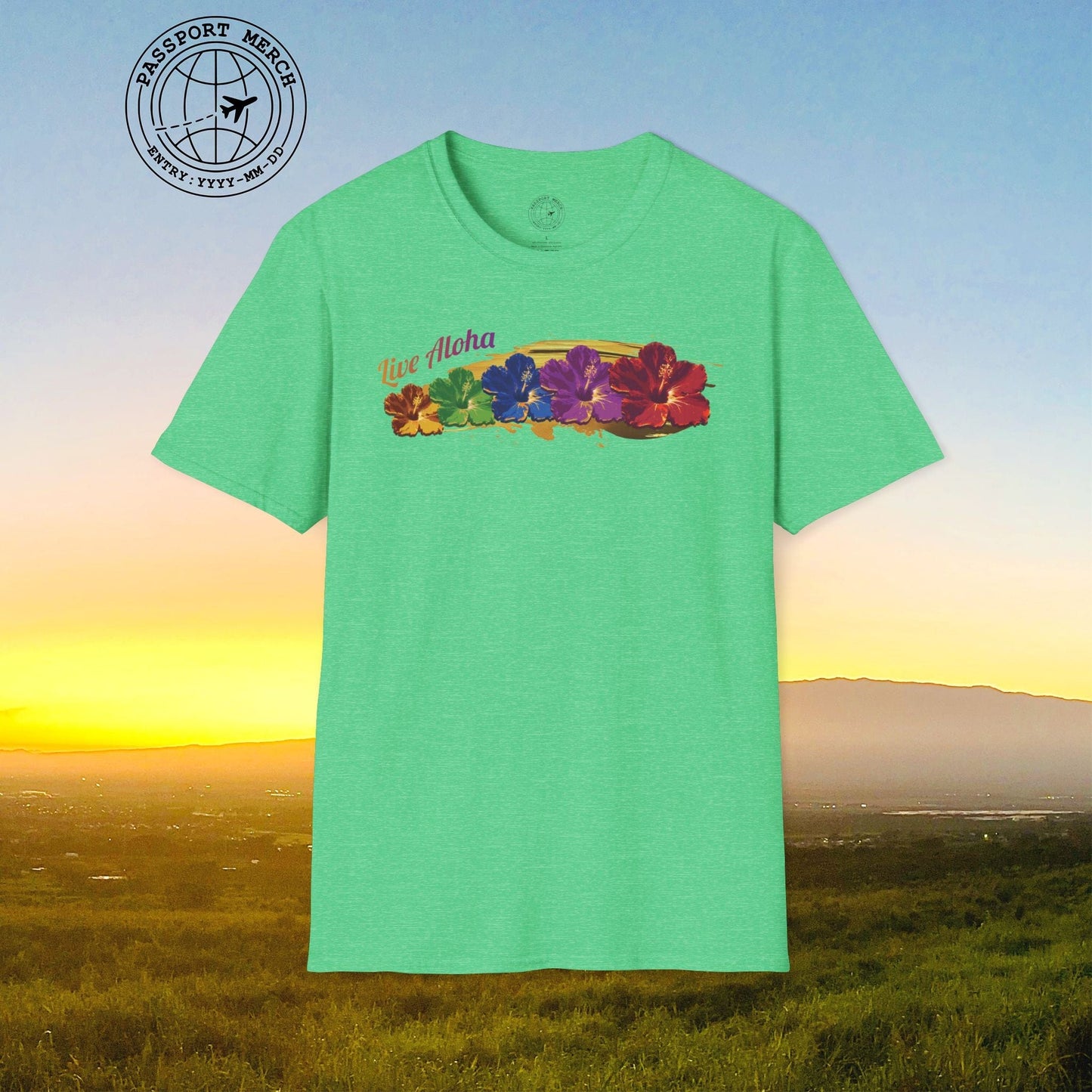 Live Aloha Pop Art Hibiscus, Hawaii T-Shirt