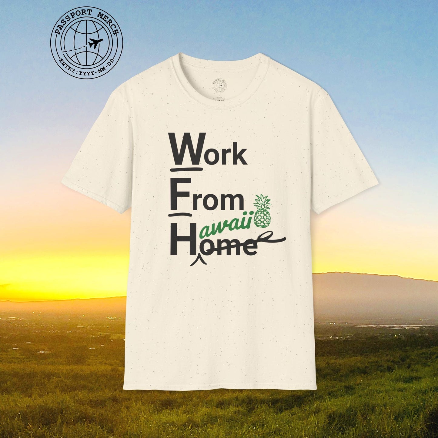 WFH, Work From Hawaii T-Shirt