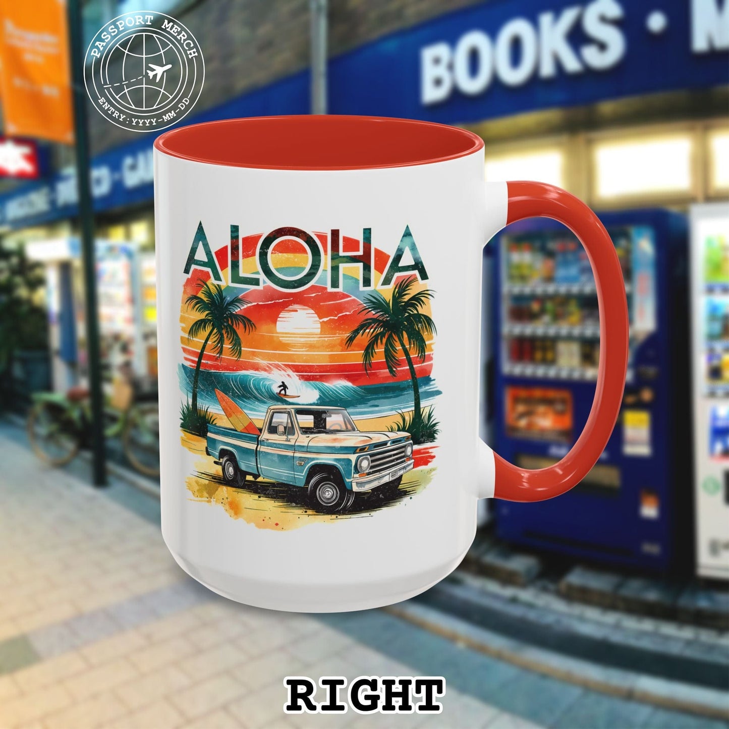 Retro Truck Hawaii Aloha 15oz Mug