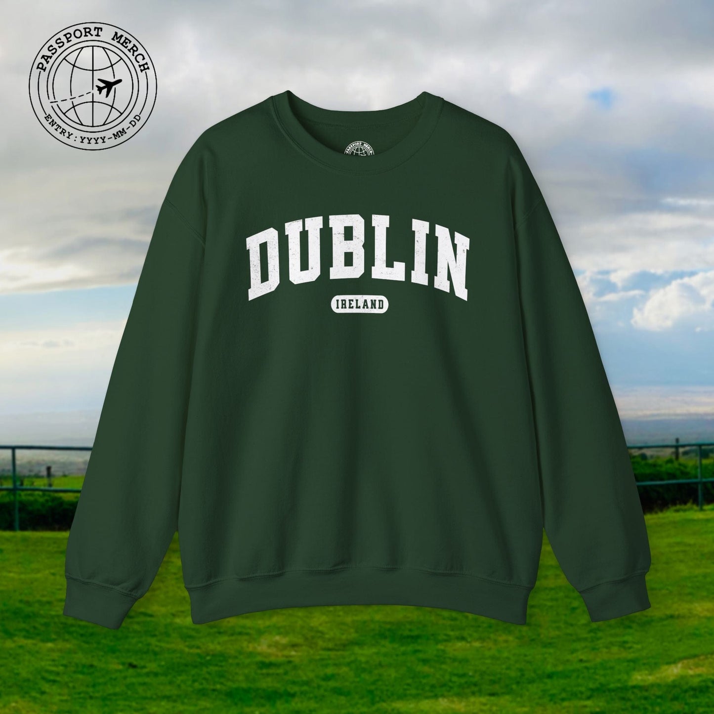 Classic Athletic (Bucket List Edition), Dublin, Ireland Crewneck